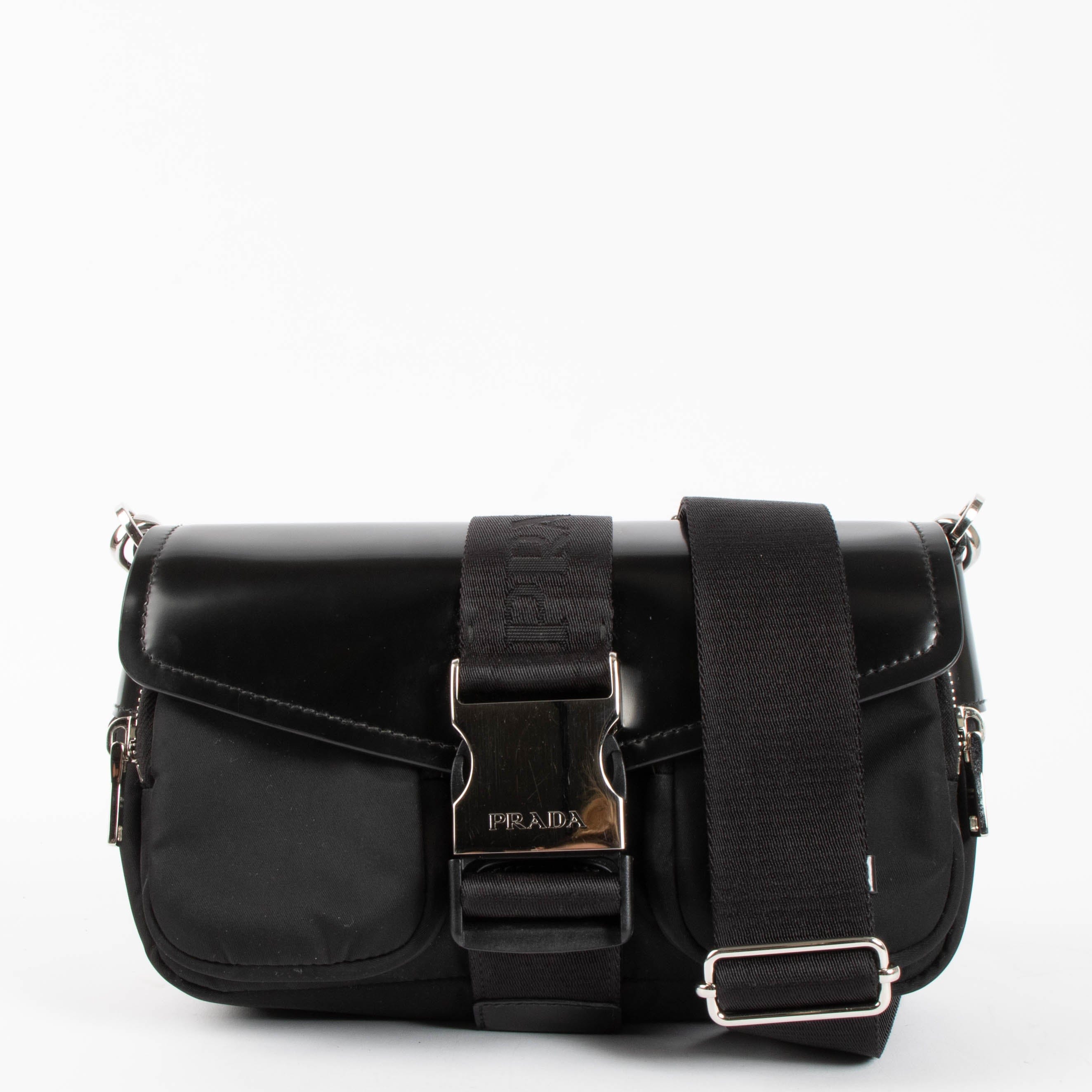 Prada Black Pocket Crossbody bag