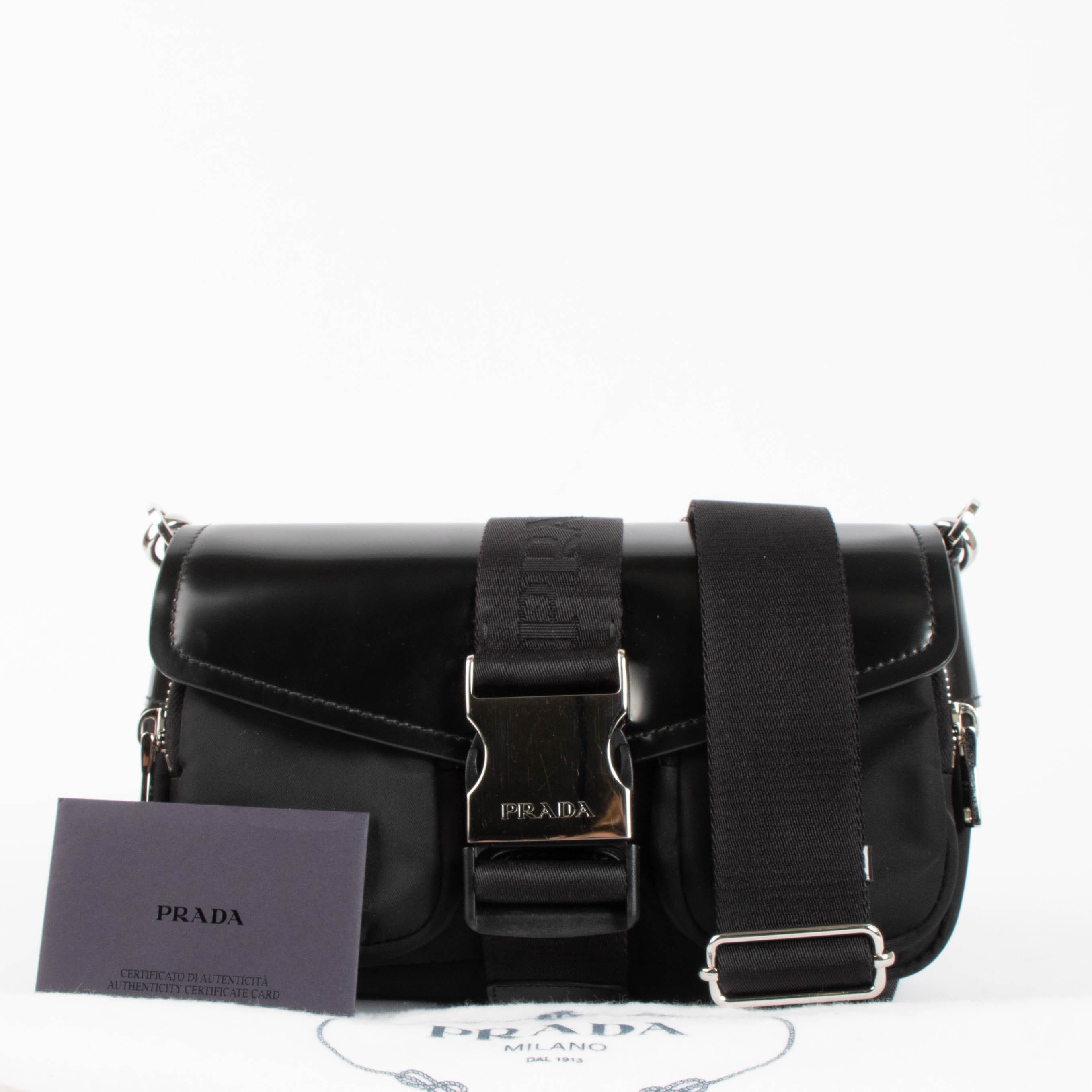 Prada Black Pocket Crossbody bag