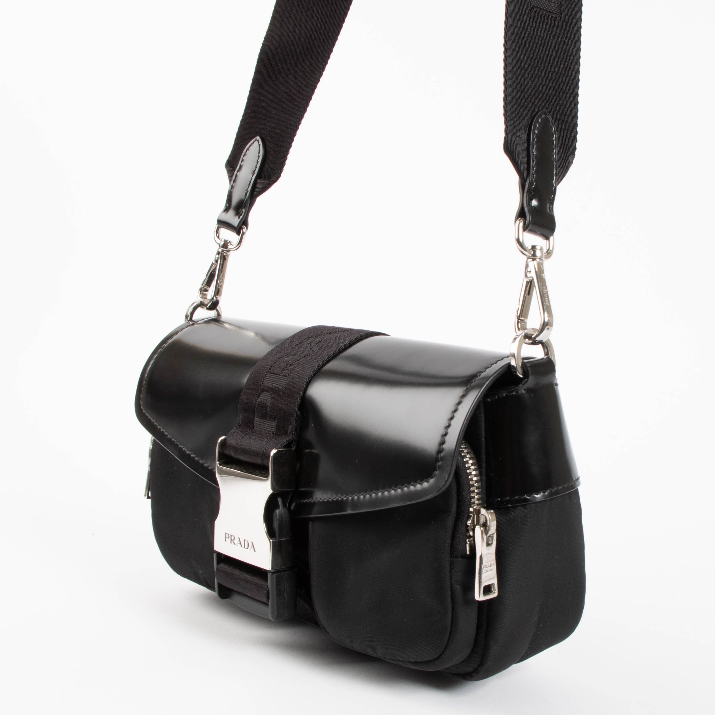 Prada Black Pocket Crossbody bag