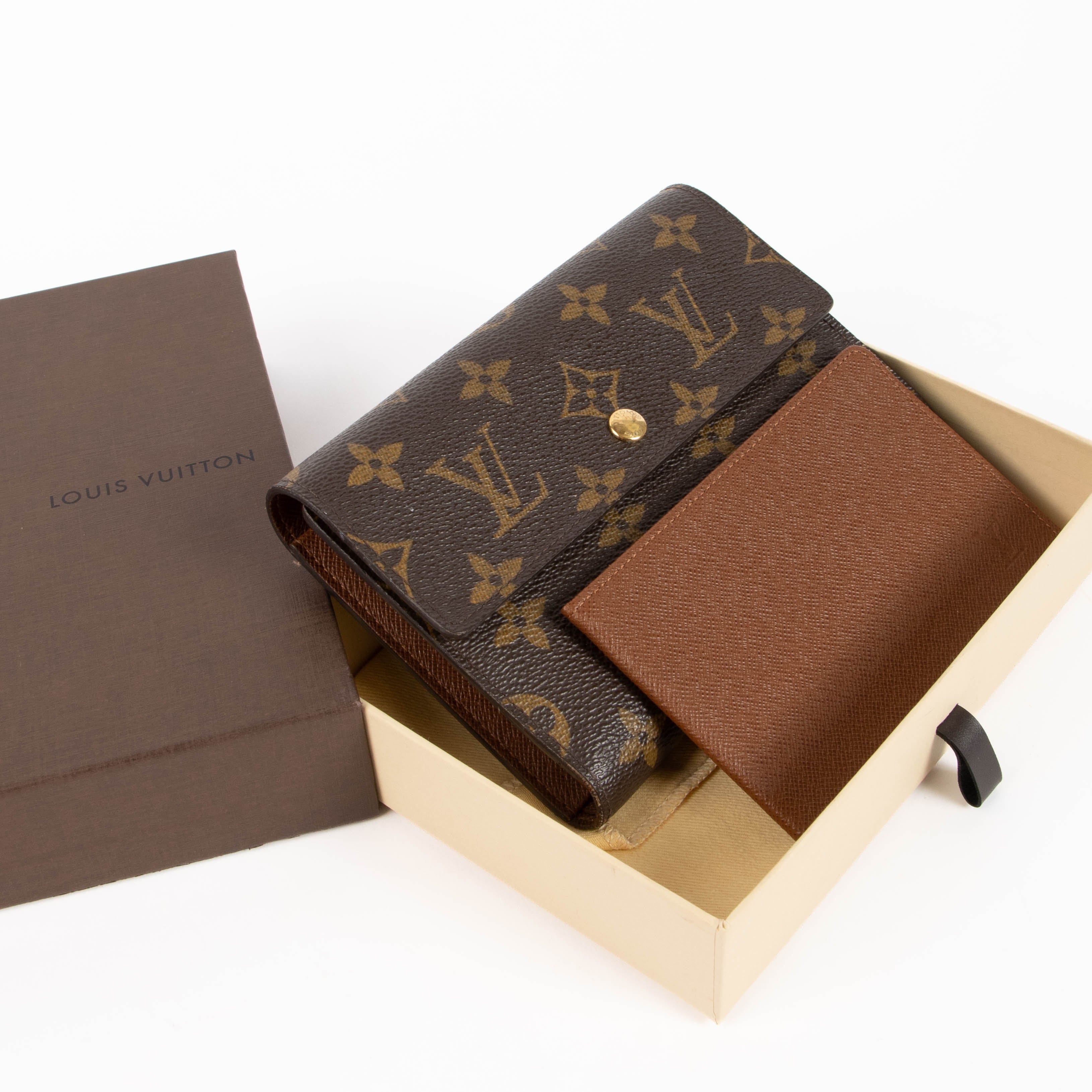 Louis Vuitton Monogram Porte Tresor Etui Papiers Wallet