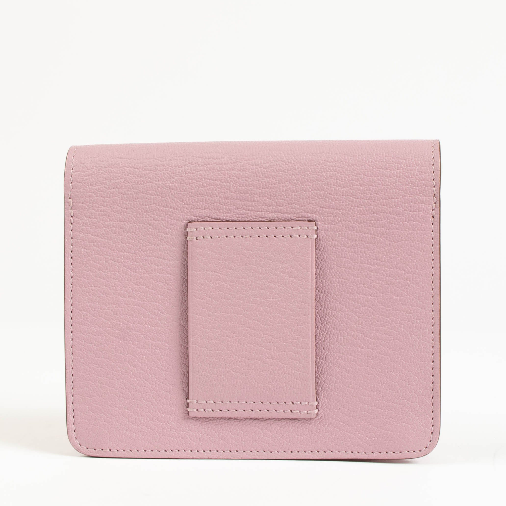 Hermès Roulis Slim Wallet Mauve Sylvestre Chevre Mysore PHW