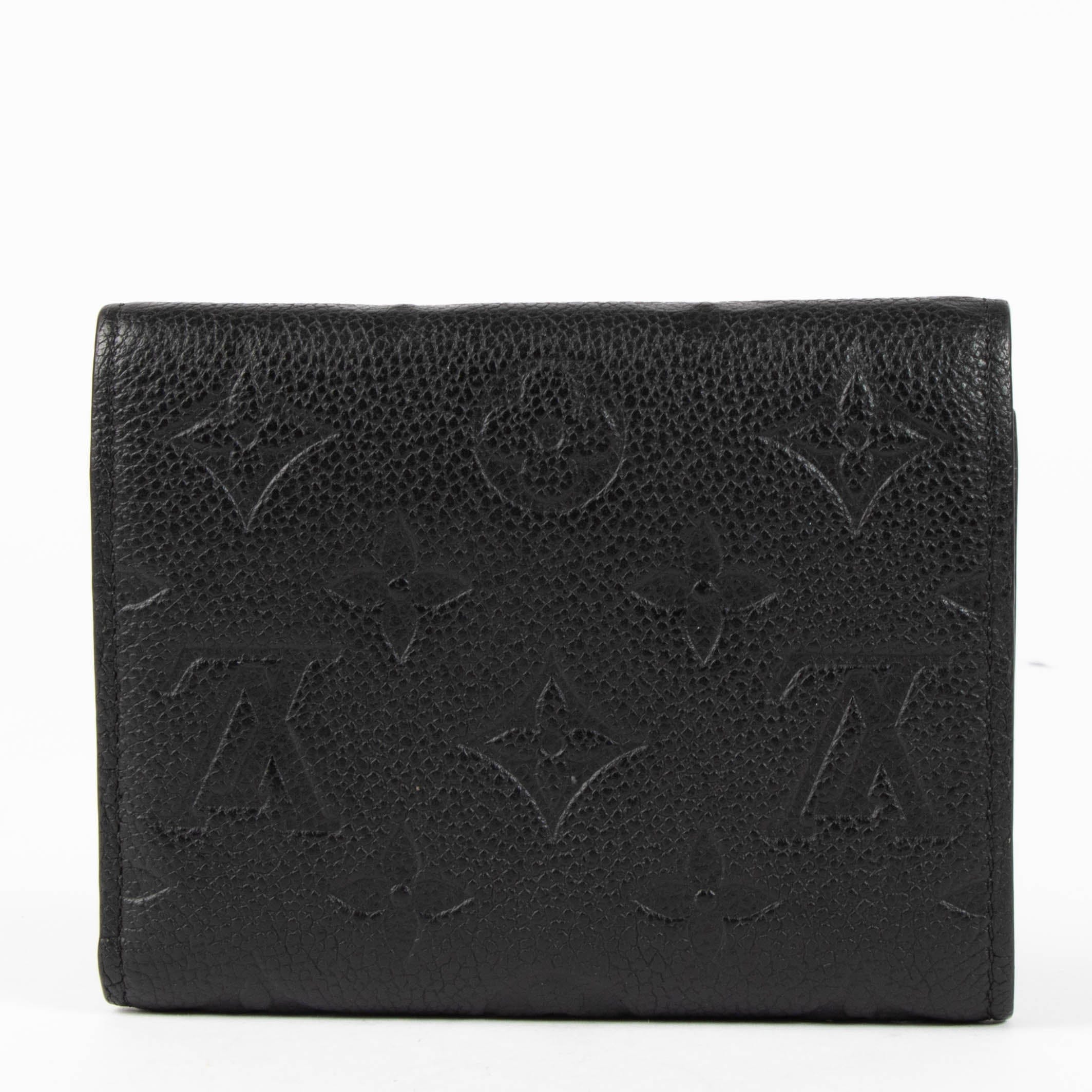 Louis Vuitton Black Empreinte Victoire Wallet