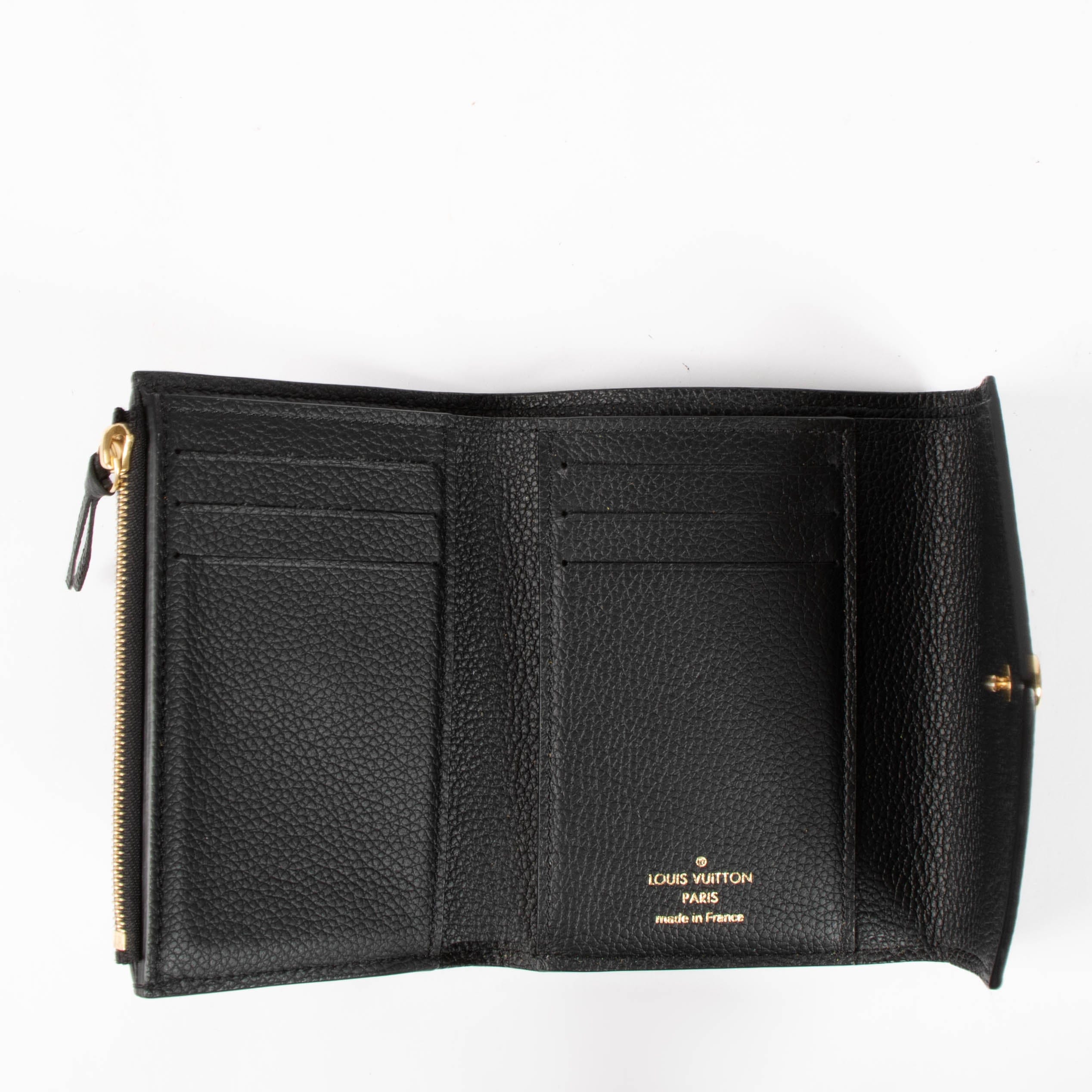 Louis Vuitton Black Empreinte Victoire Wallet