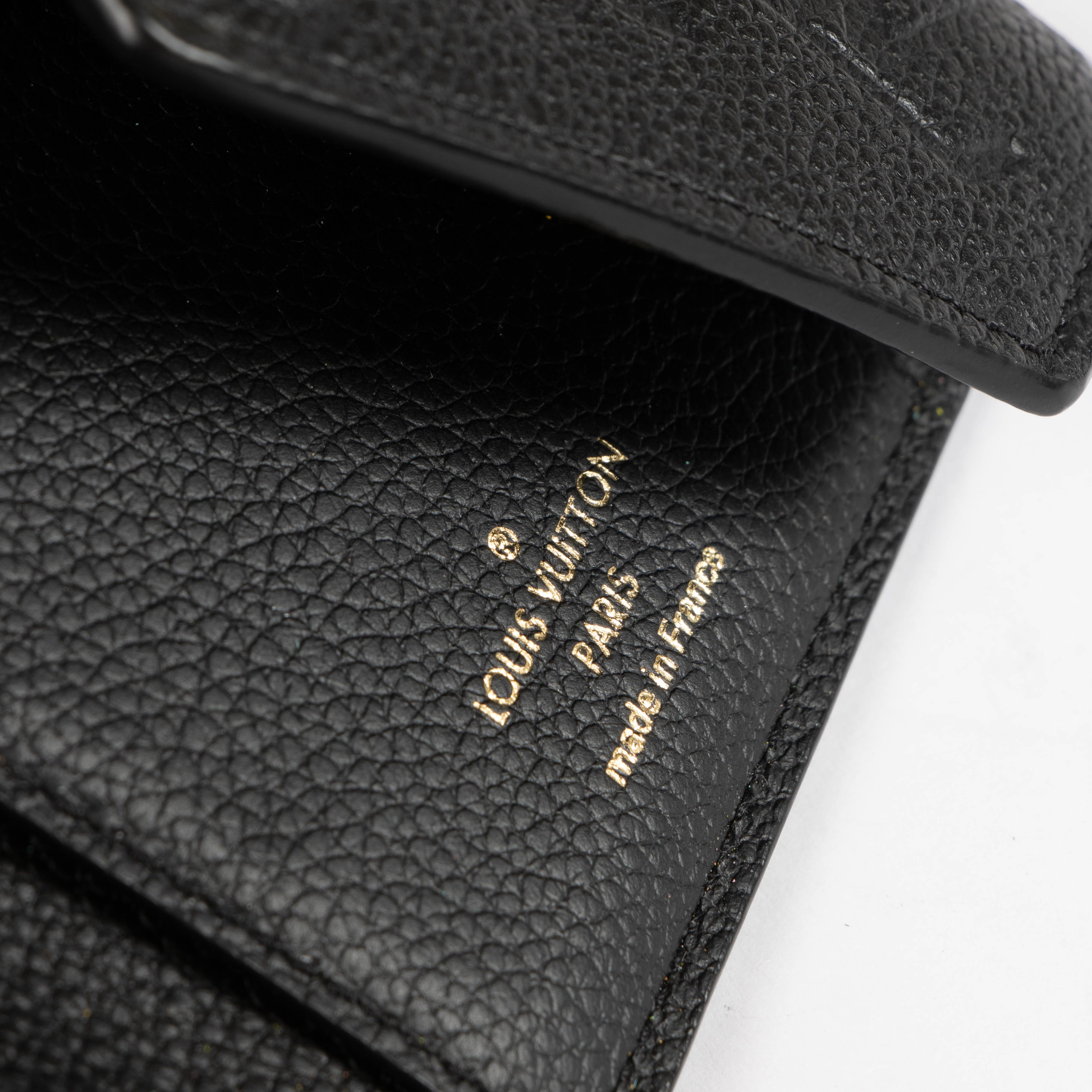 Louis Vuitton Black Empreinte Victoire Wallet