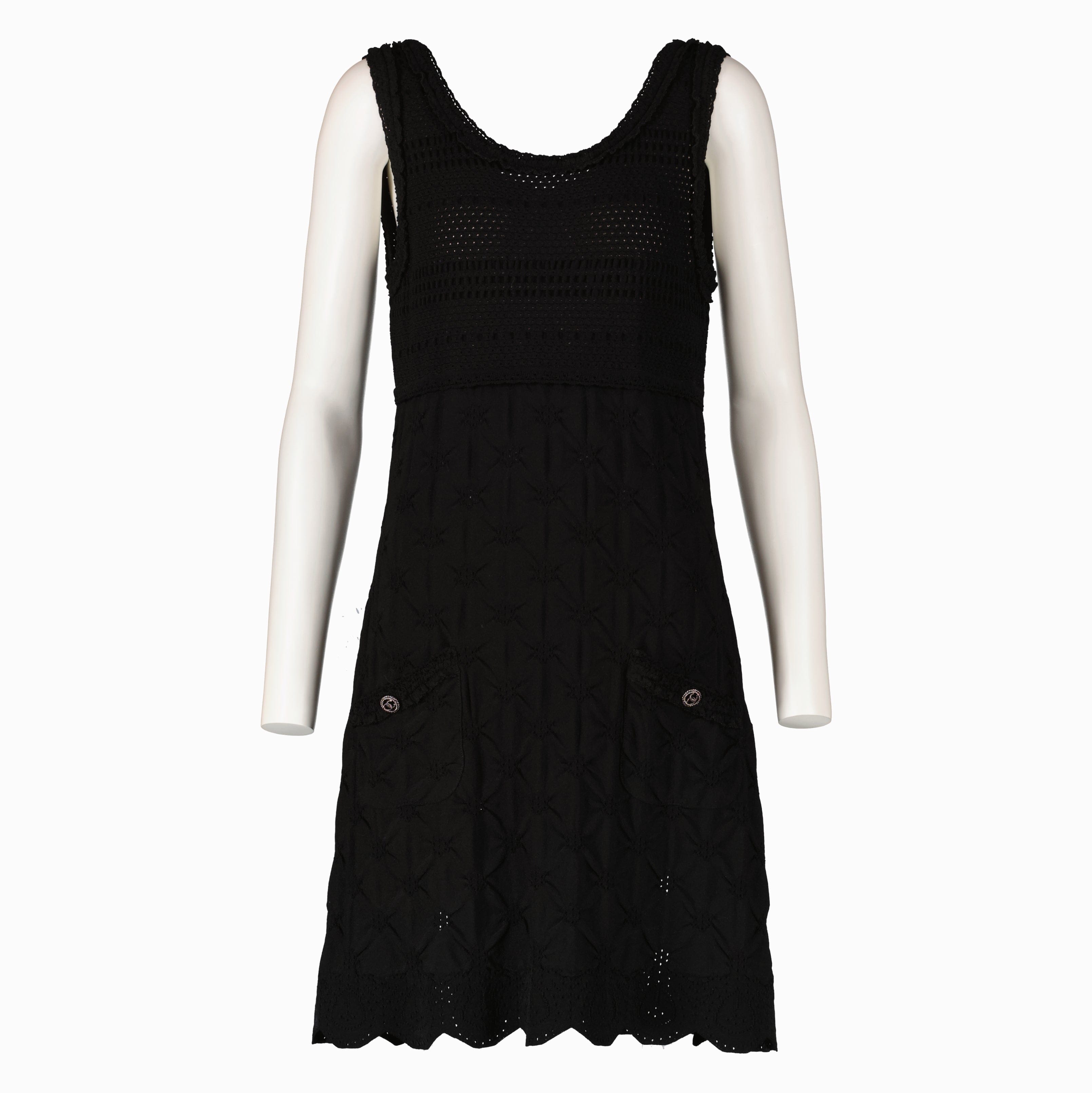 Chanel 11C Coco Mark Mini Dress - size 40