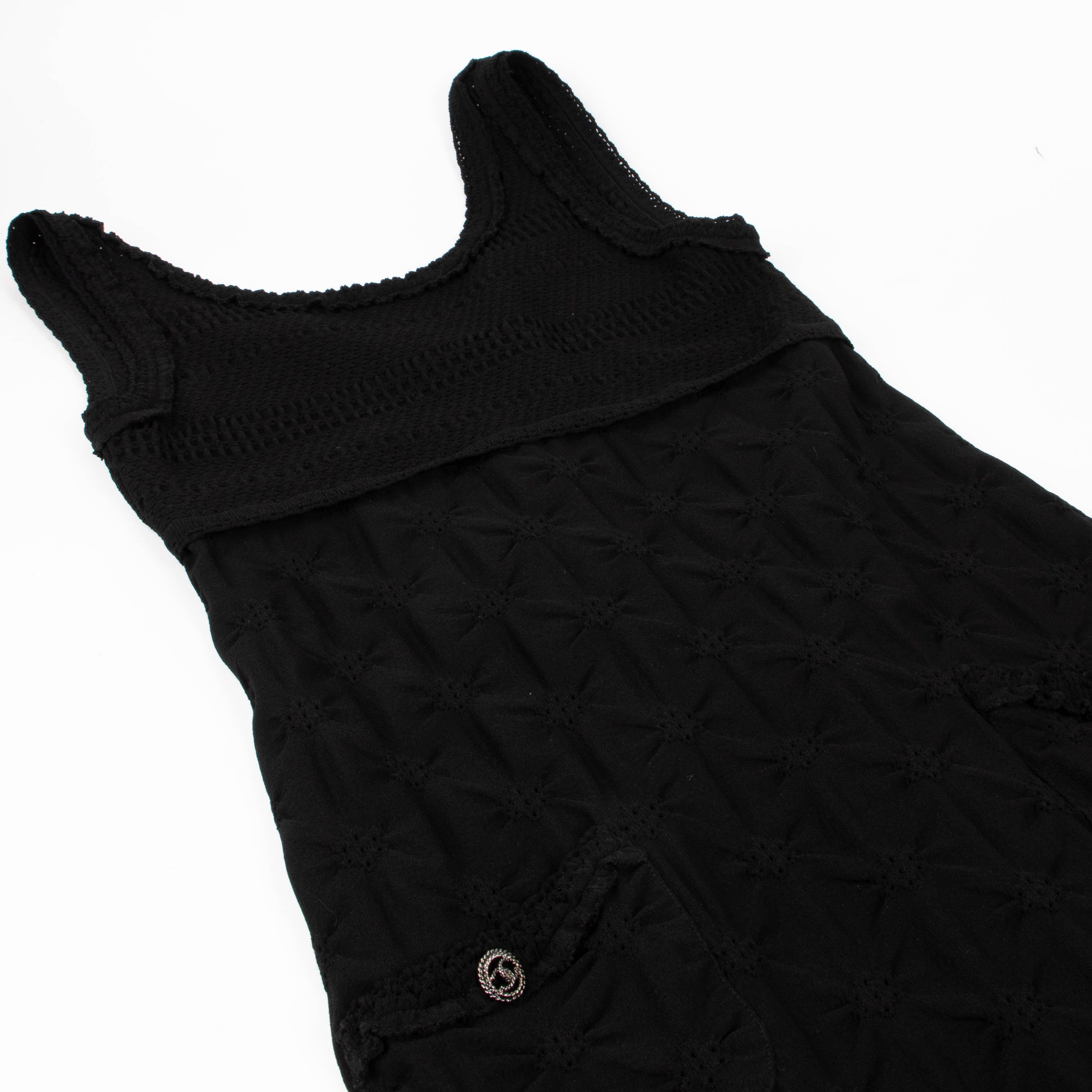 Chanel 11C Coco Mark Mini Dress - size 40