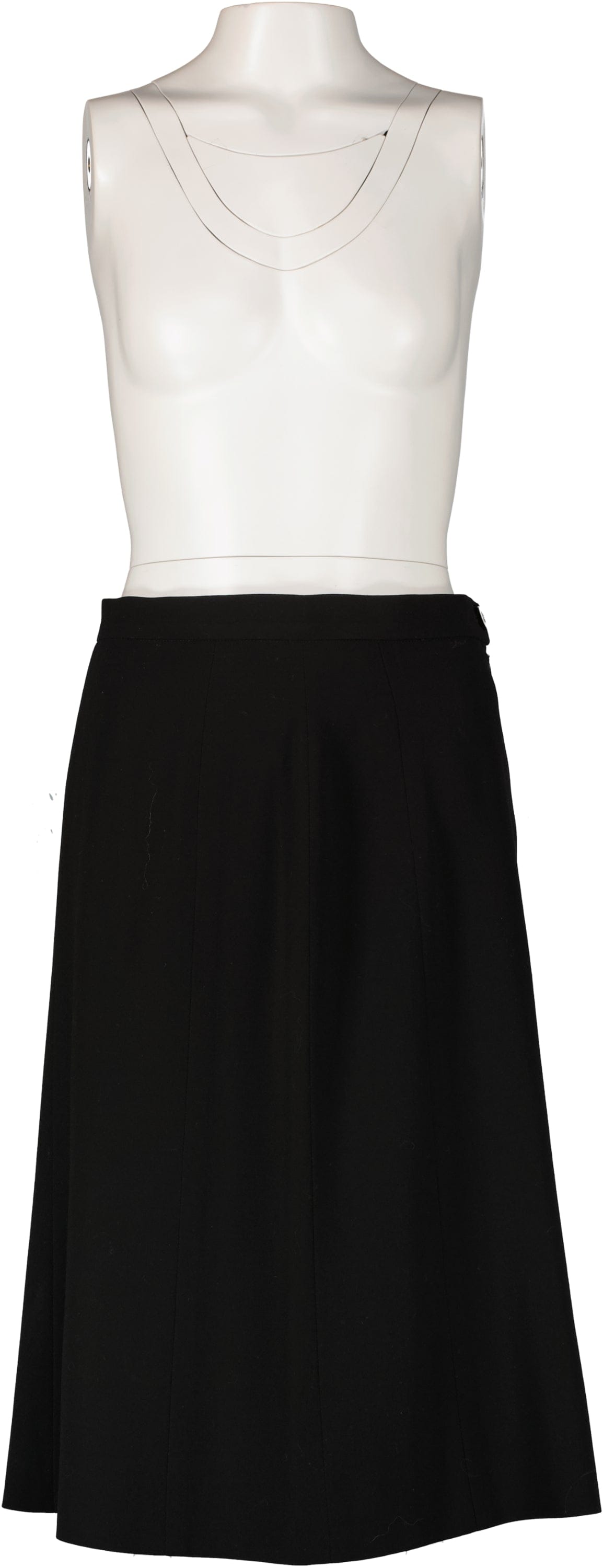 Chanel 98A Black Suit Skirt - Size 38
