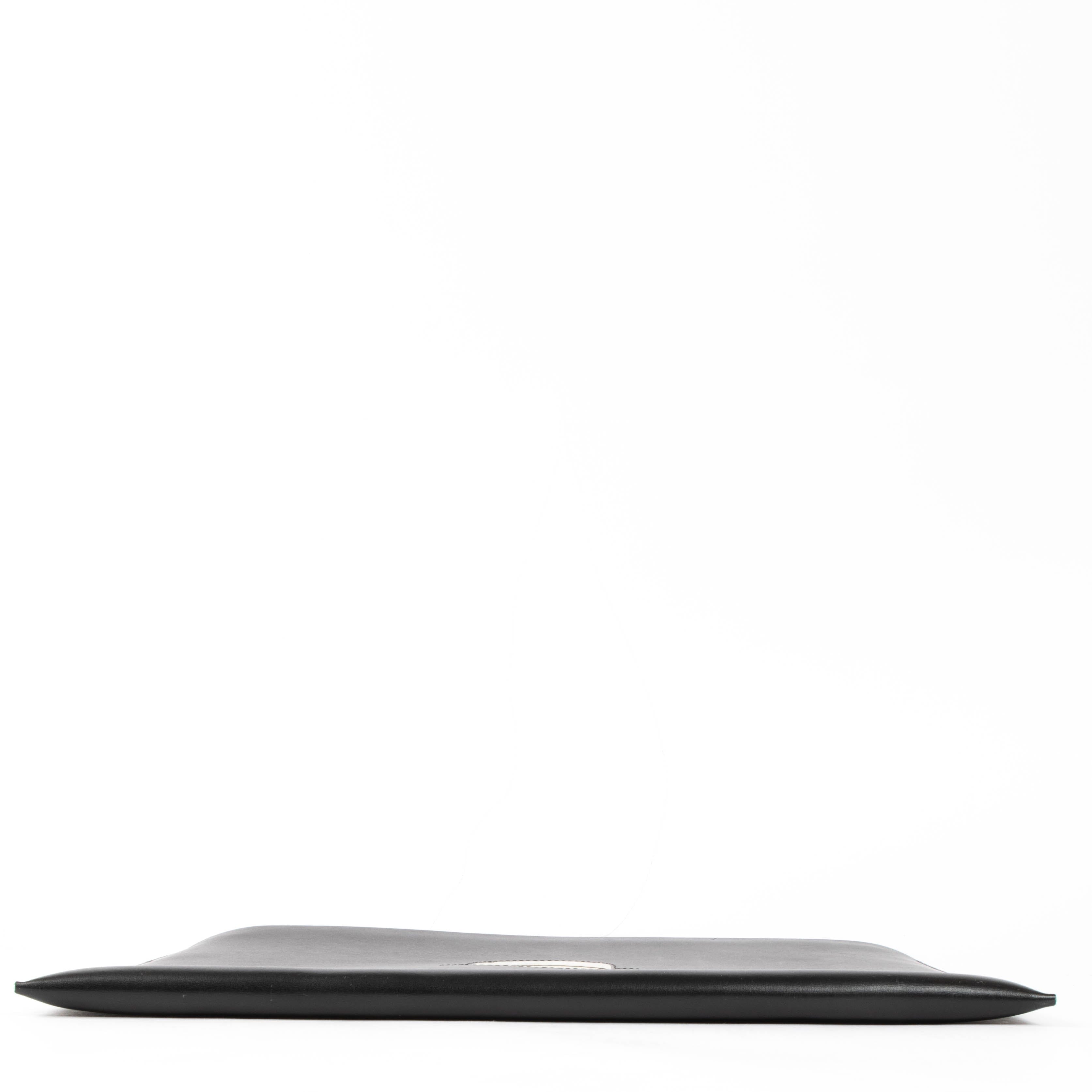 Delvaux Magritte Black Box Trompe l'Oeil Bowler Hat Document Holder
