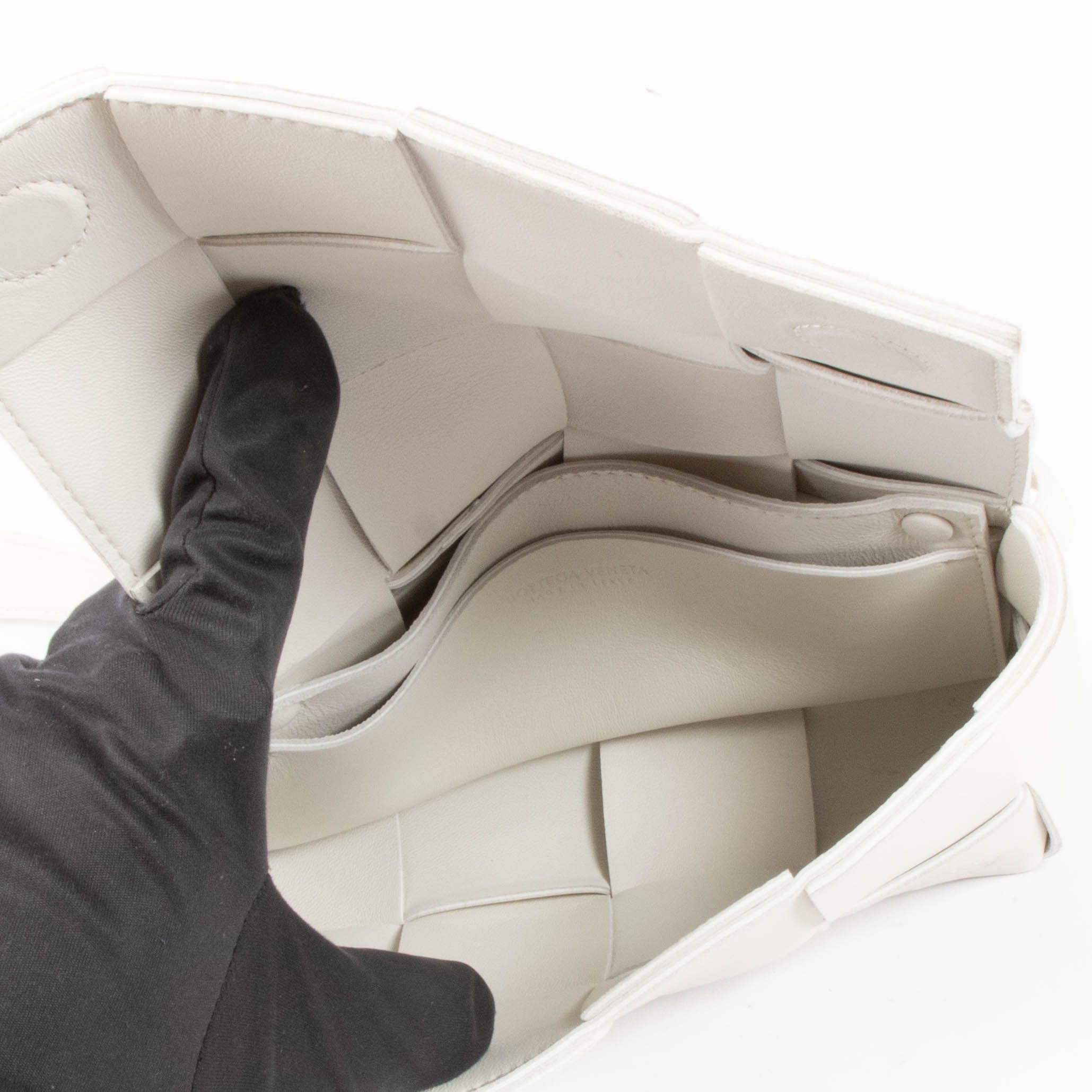 Bottega Veneta White Mini Cassette Belt Bag