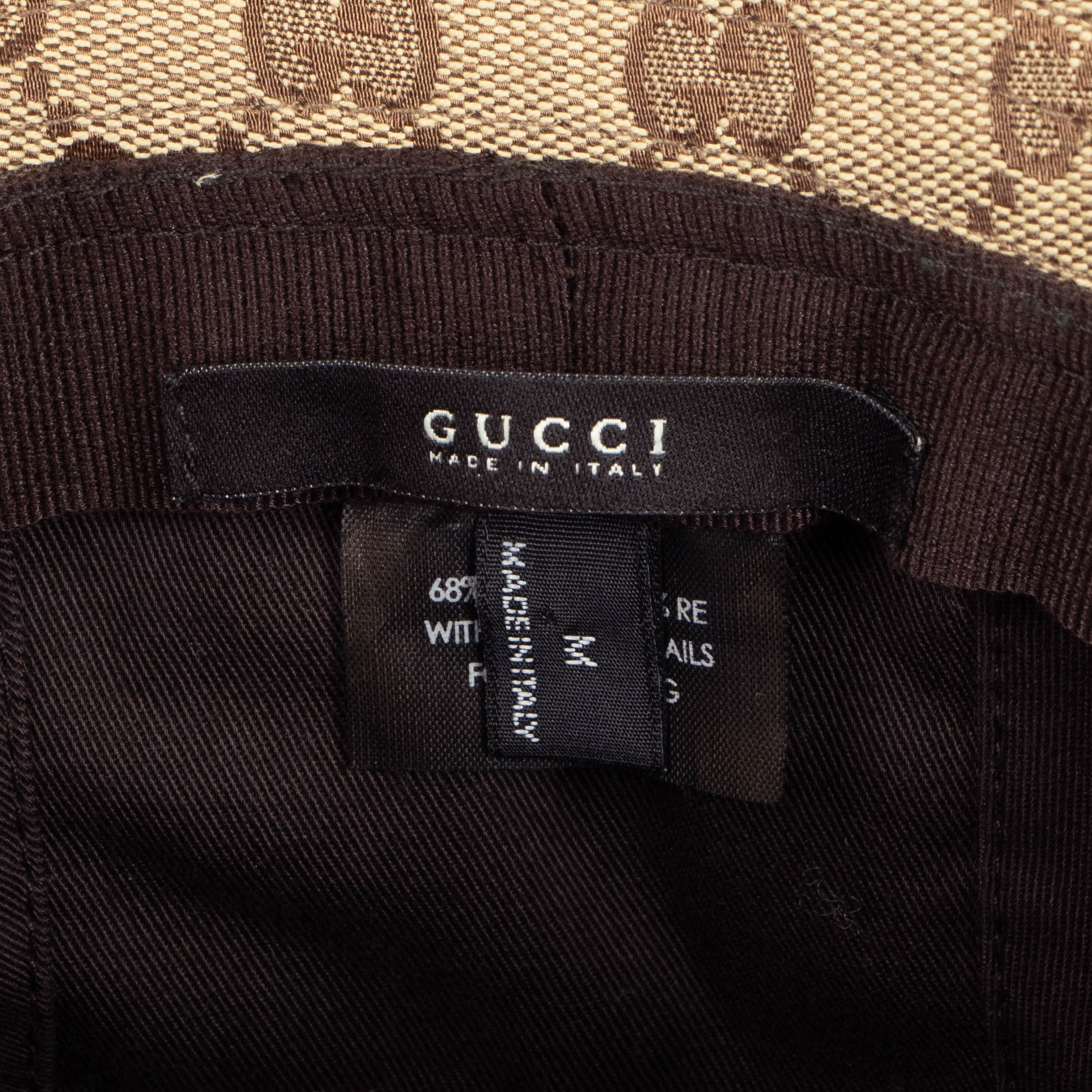 Gucci GG Canvas Bucket Hat - Size M