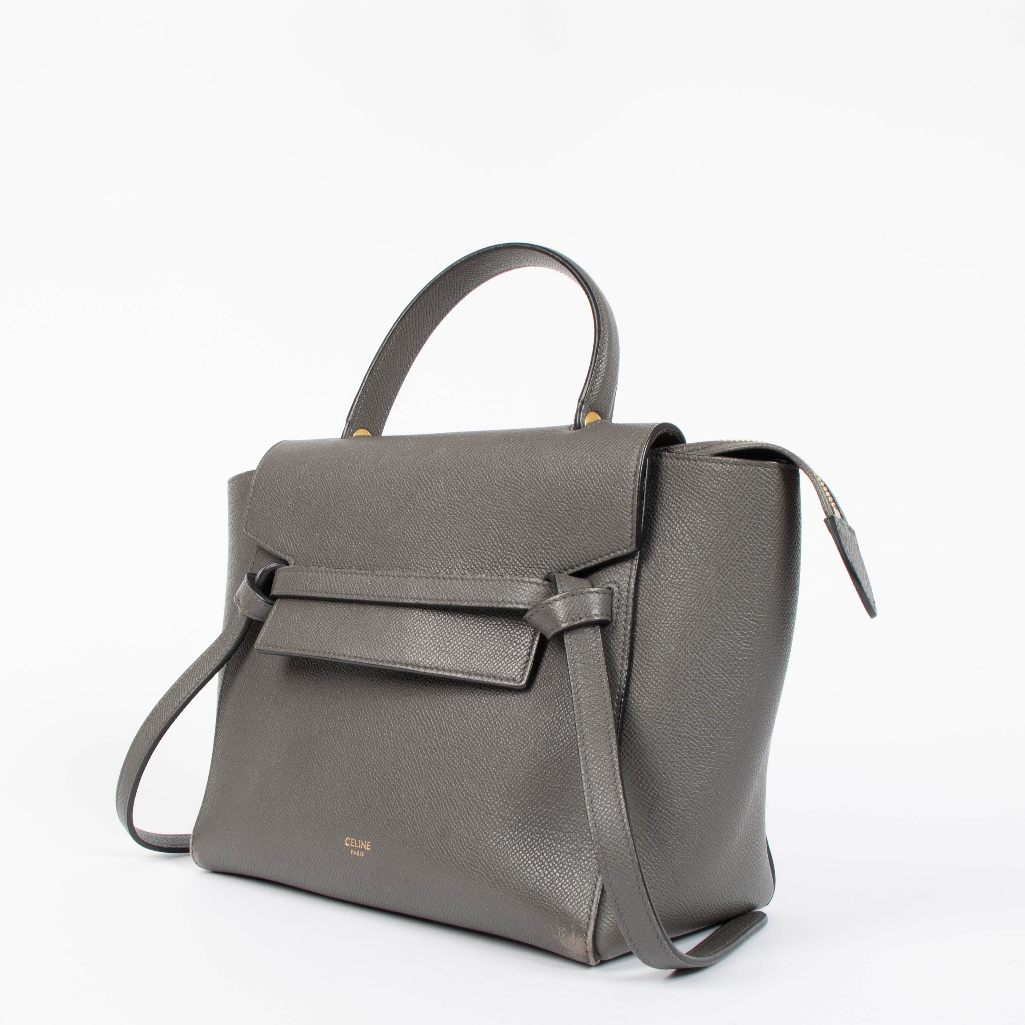 Celine Taupe Micro Belt Bag