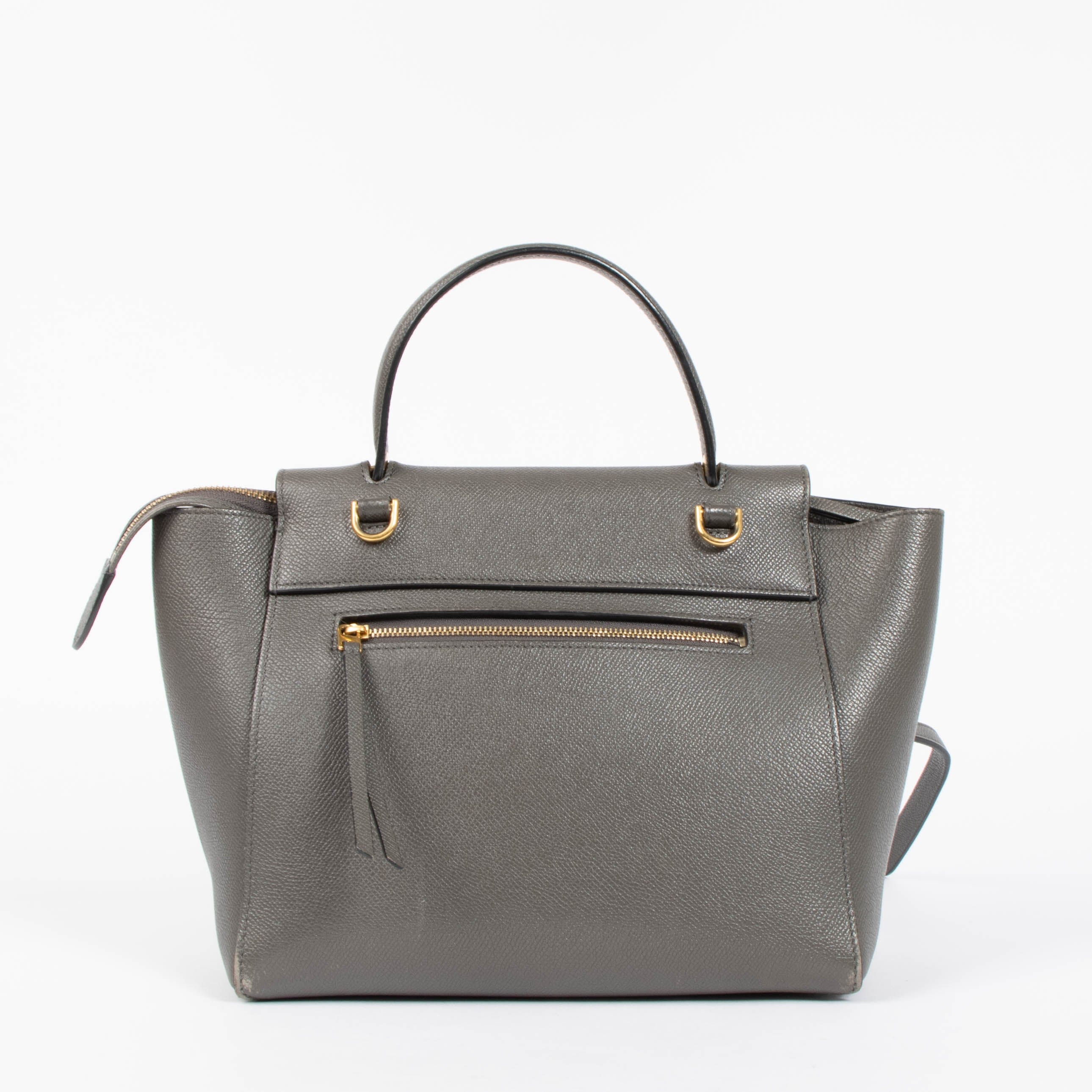 Celine Taupe Micro Belt Bag