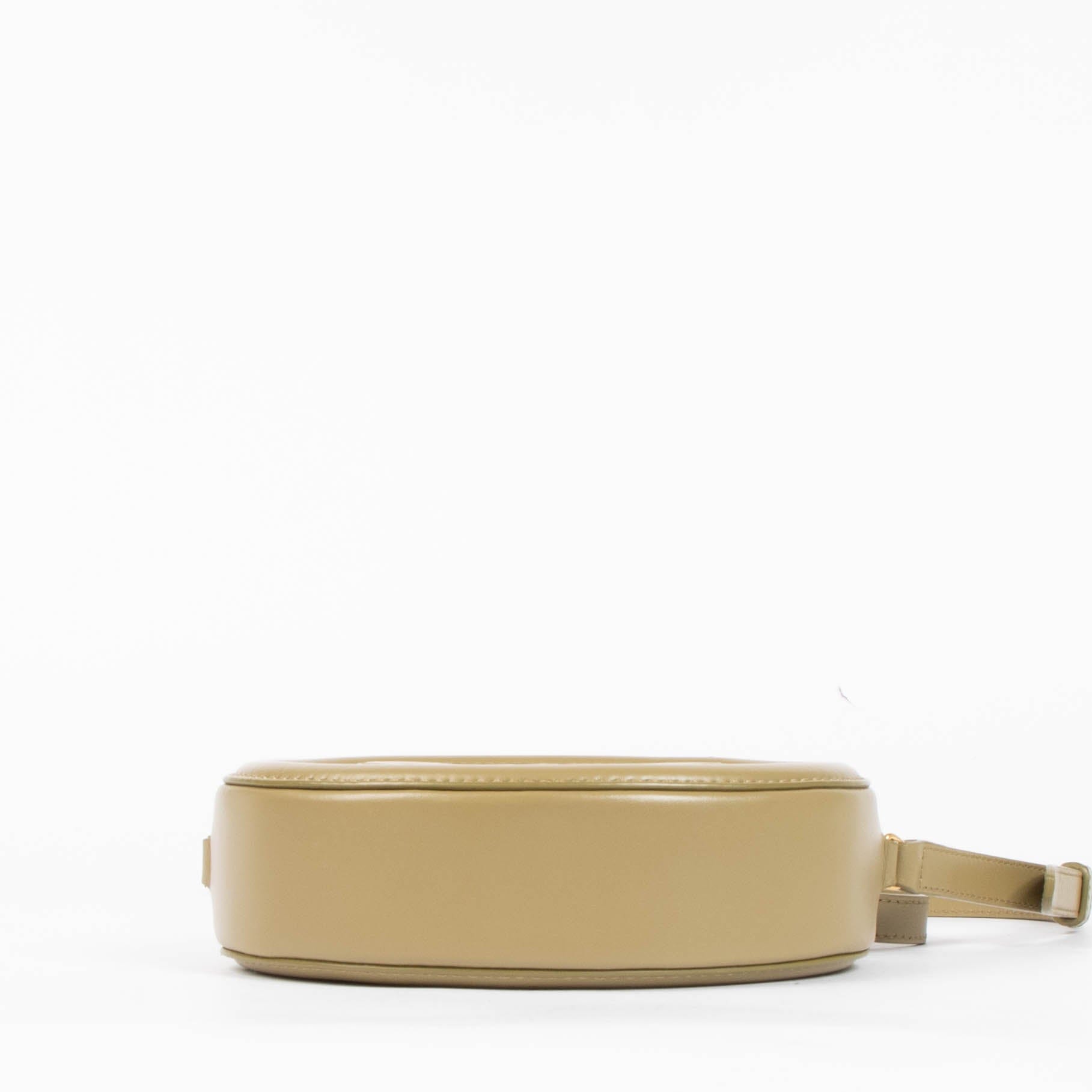 Celine Green Cuir Triomphe Oval Crossbody Bag
