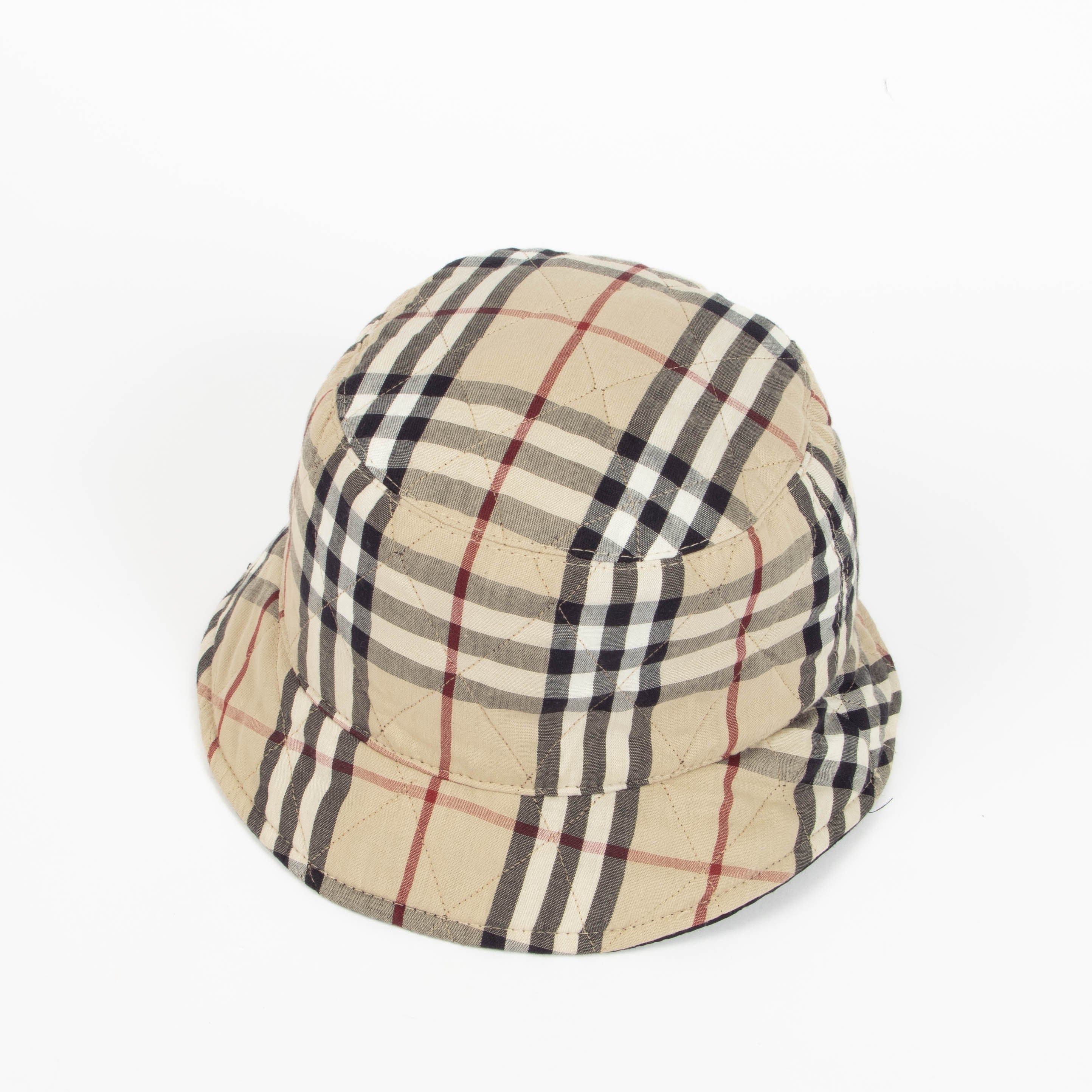 Burberry Check Reversible Padded Bucket Hat