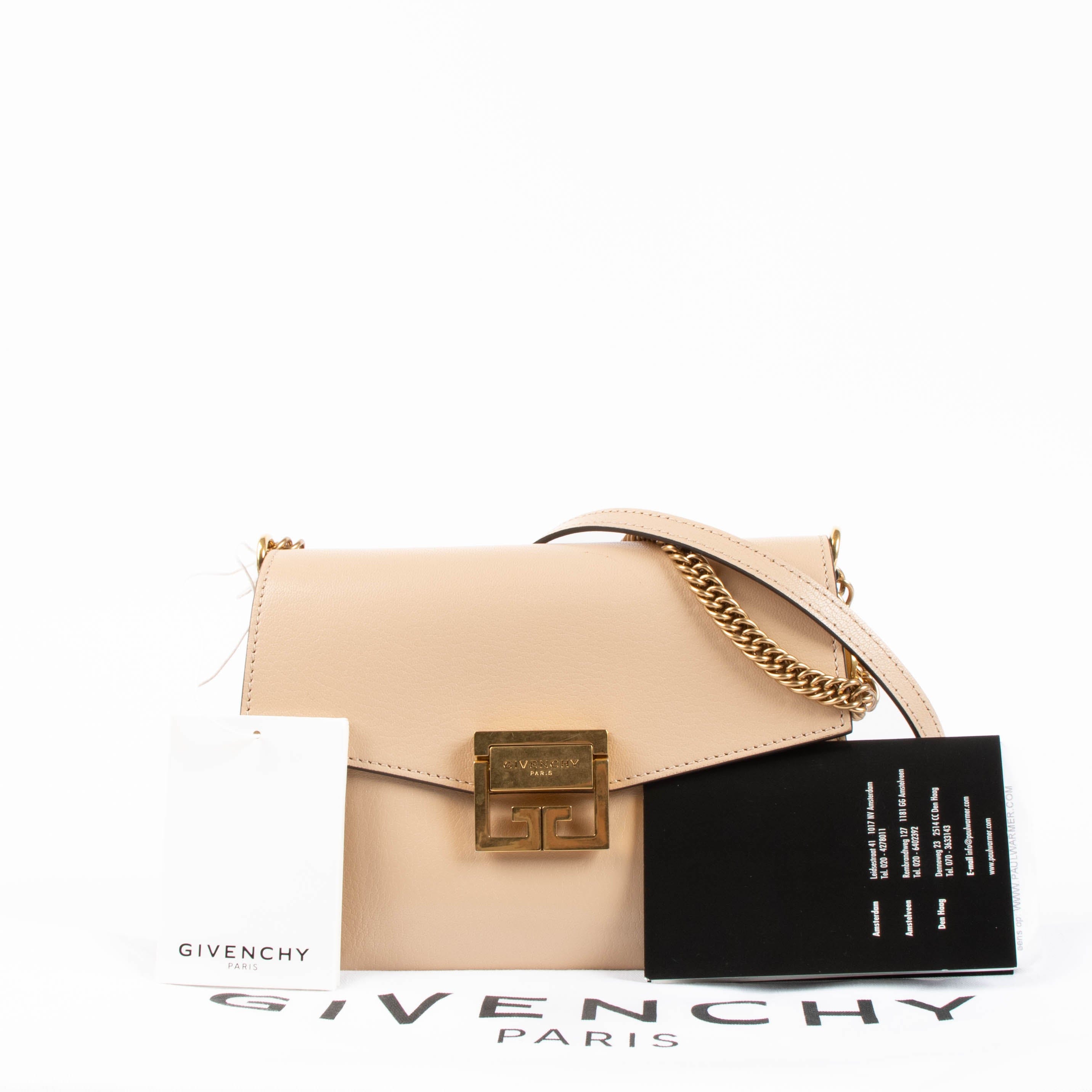 Givenchy Beige GV3 Small Shoulder Bag