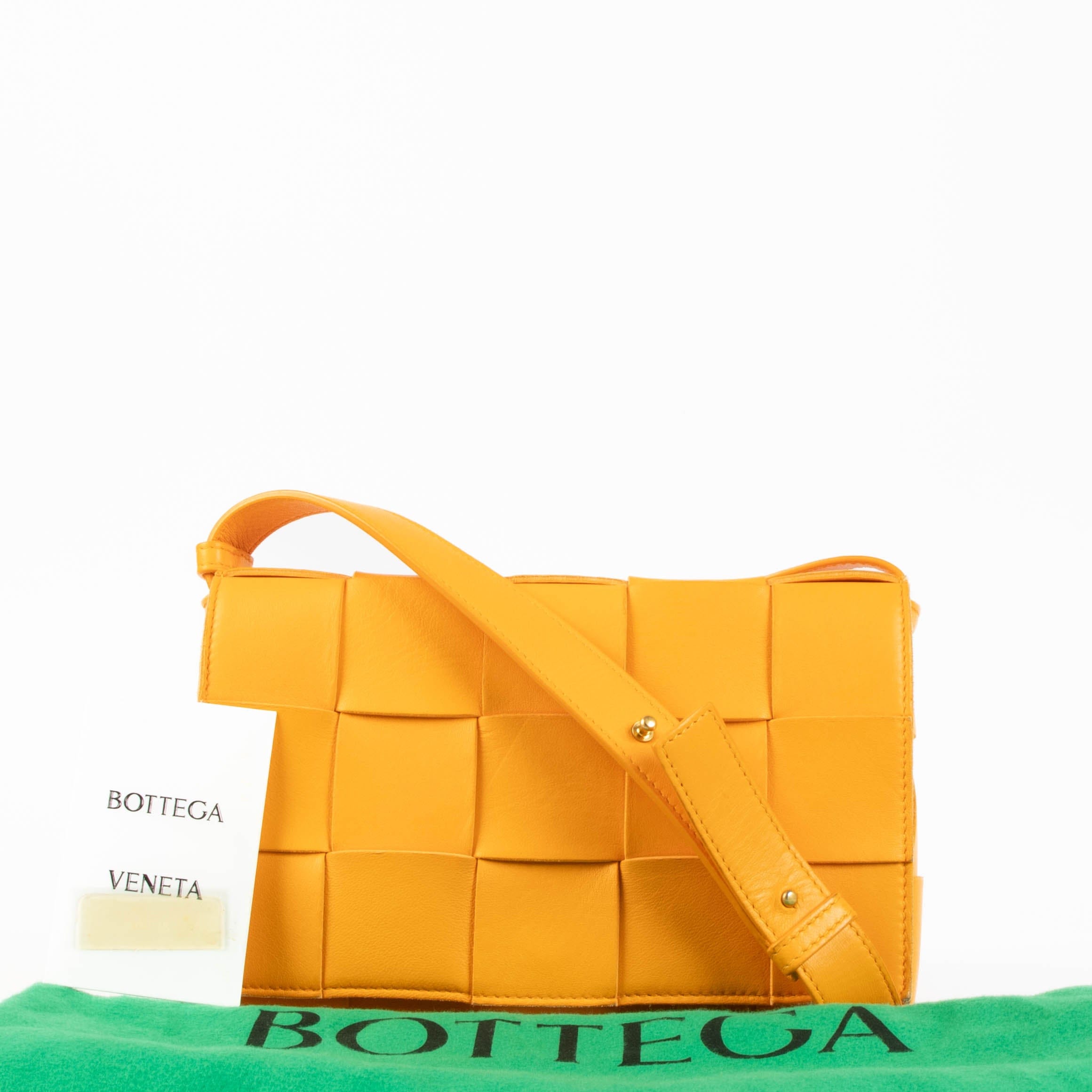 Bottega Veneta Tangerine Cassette Crossbody Bag