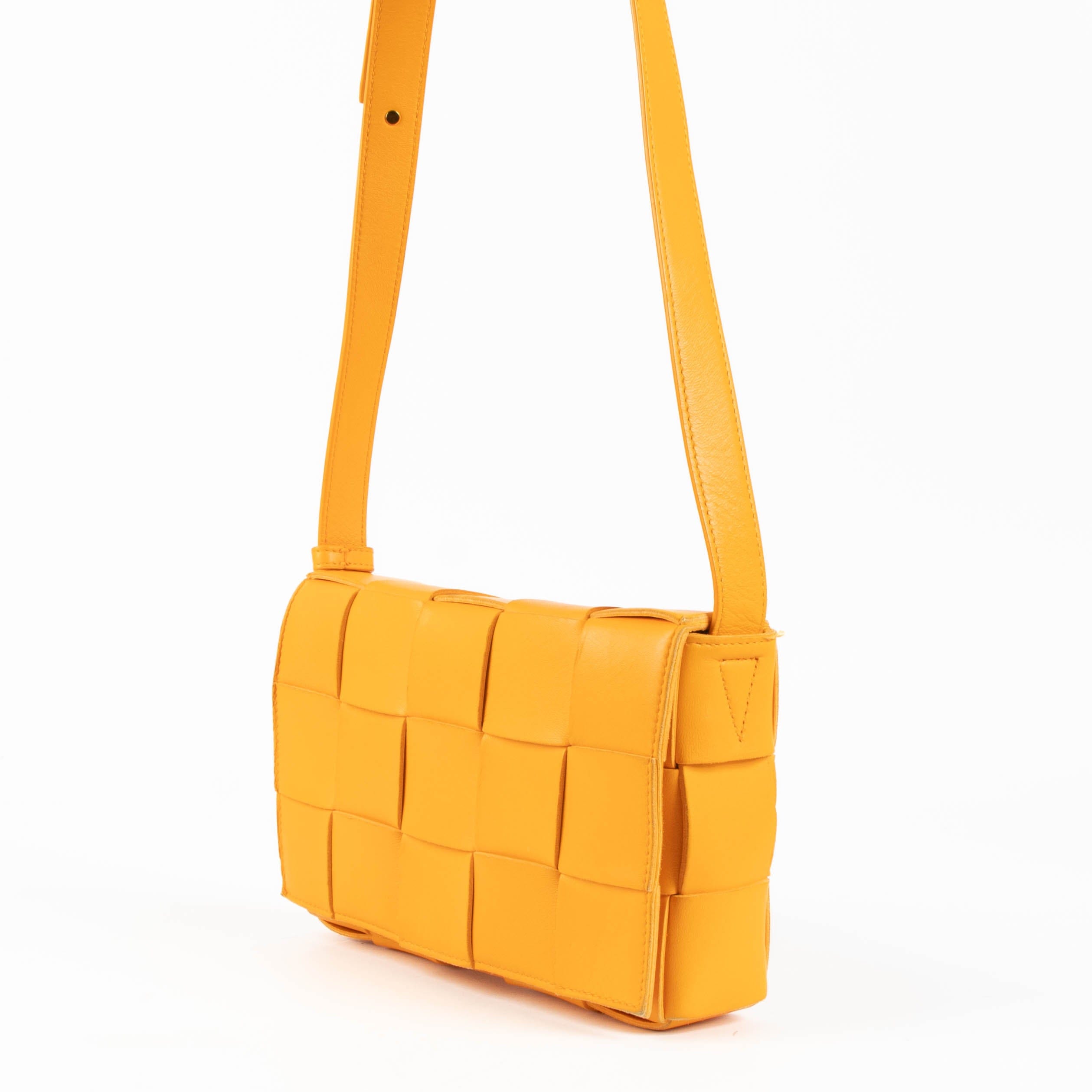 Bottega Veneta Tangerine Cassette Crossbody Bag