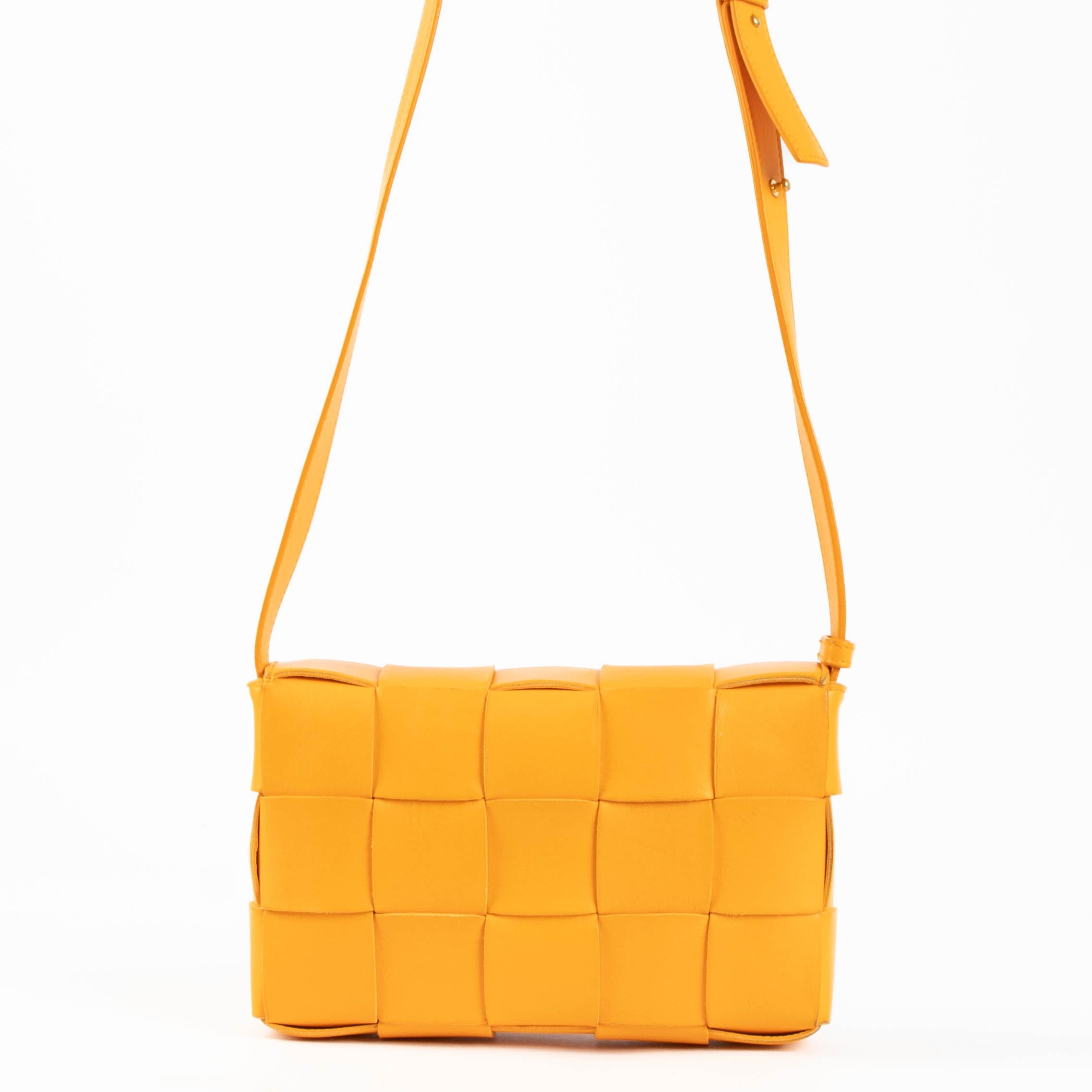 Bottega Veneta Tangerine Cassette Crossbody Bag