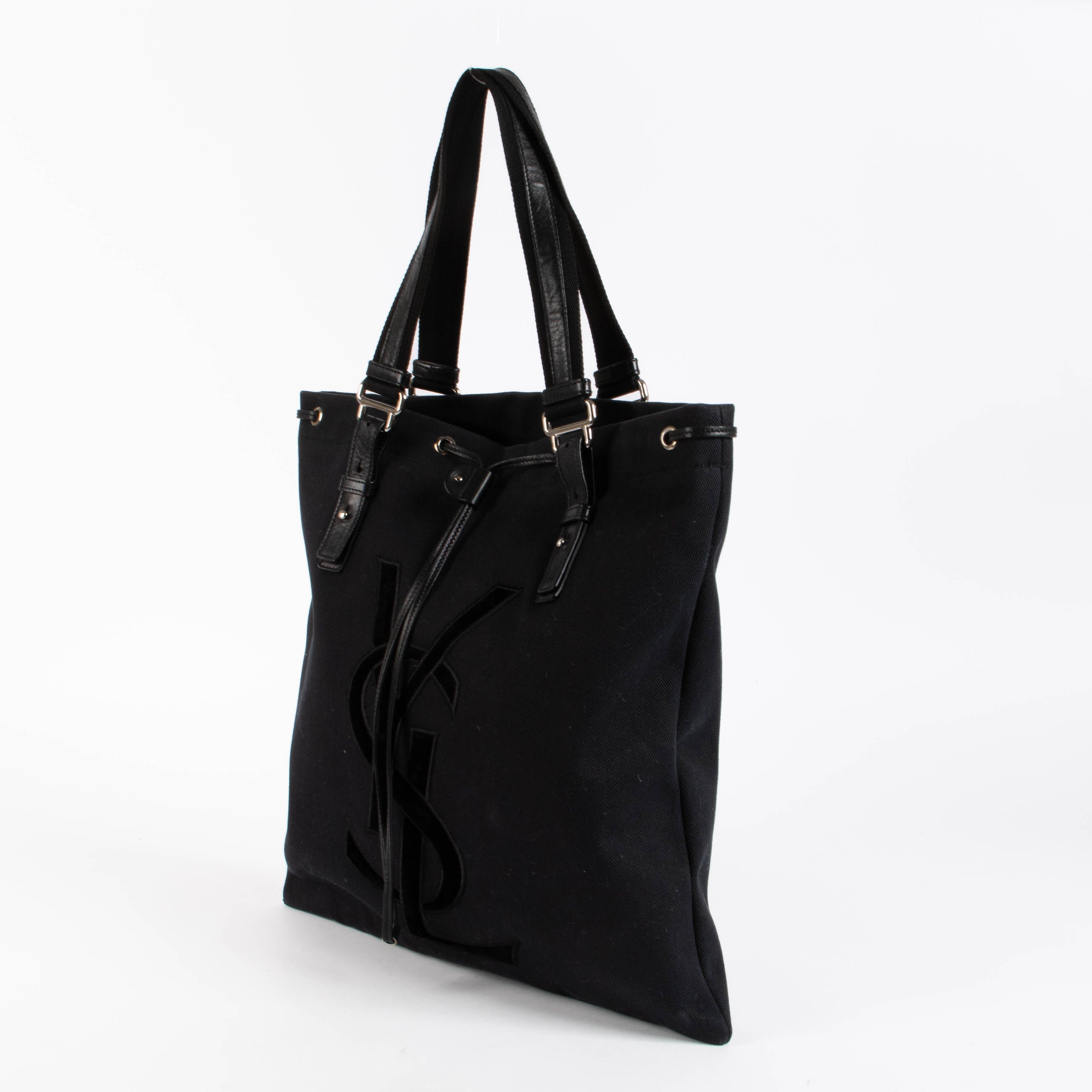 Saint Laurent Black Kahala Tote Bag