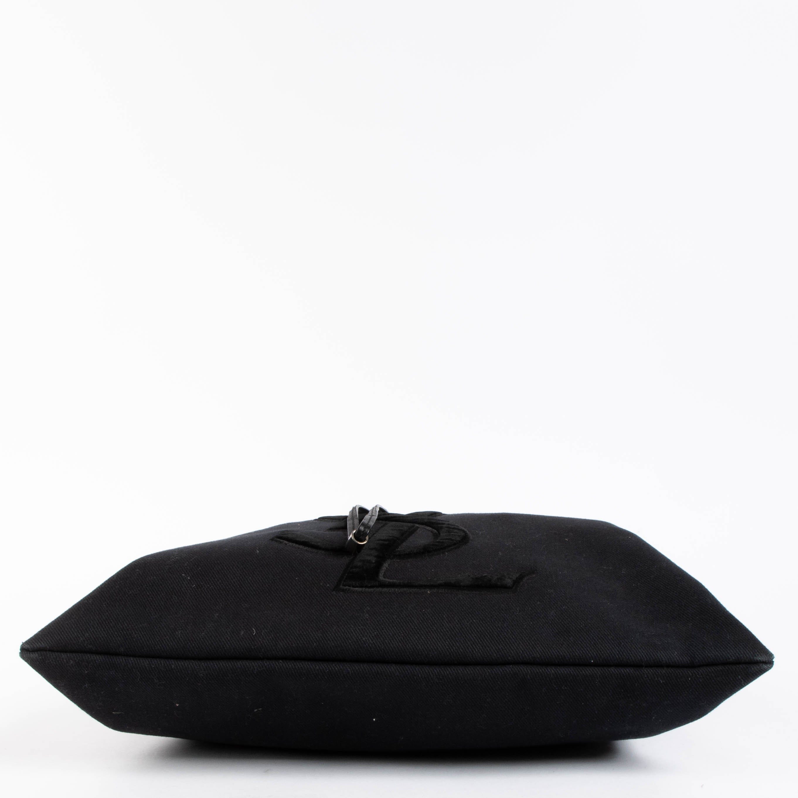 Saint Laurent Black Kahala Tote Bag