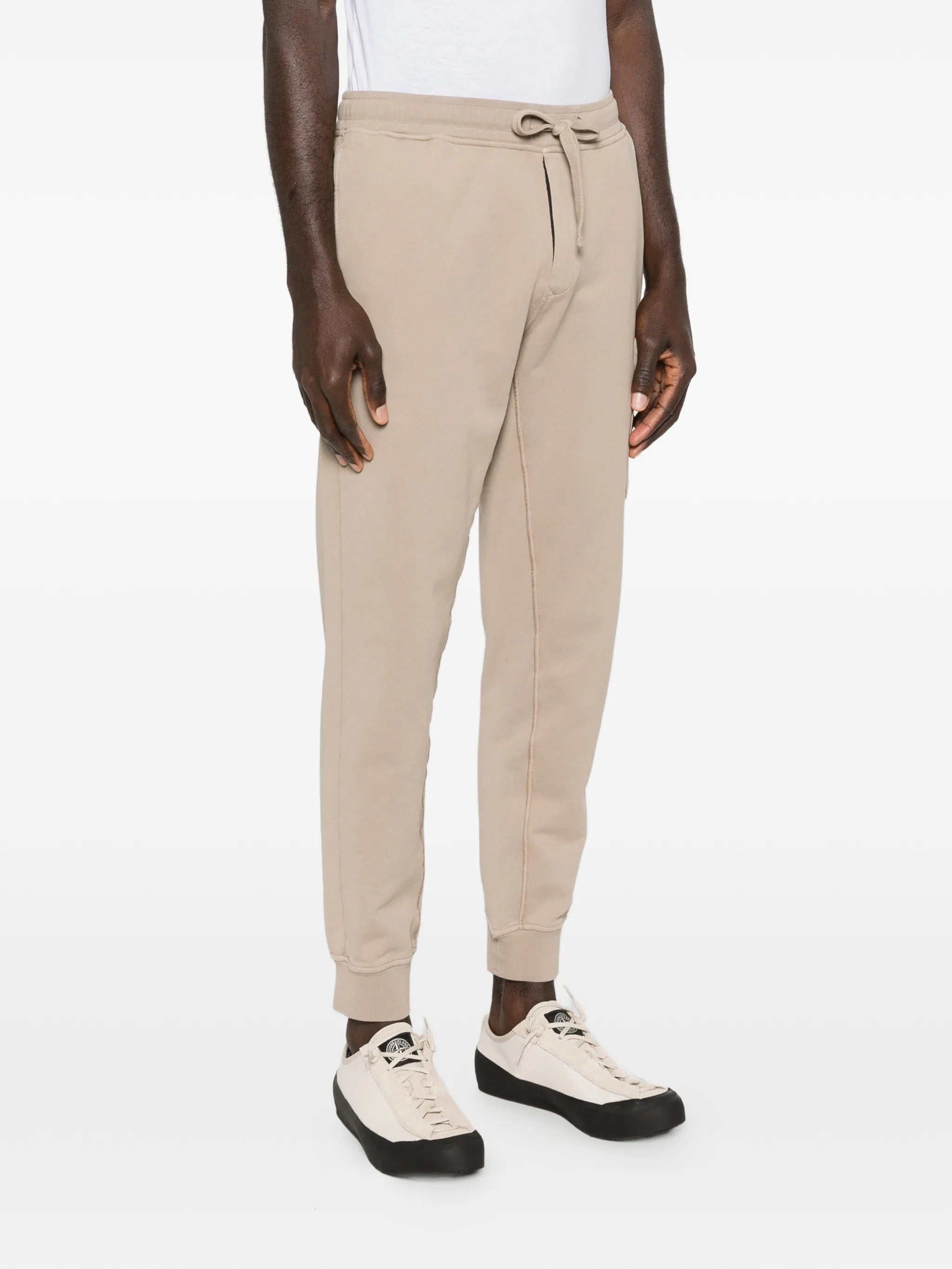 Stone Island 6200010 organic cotton fleece sweatpants