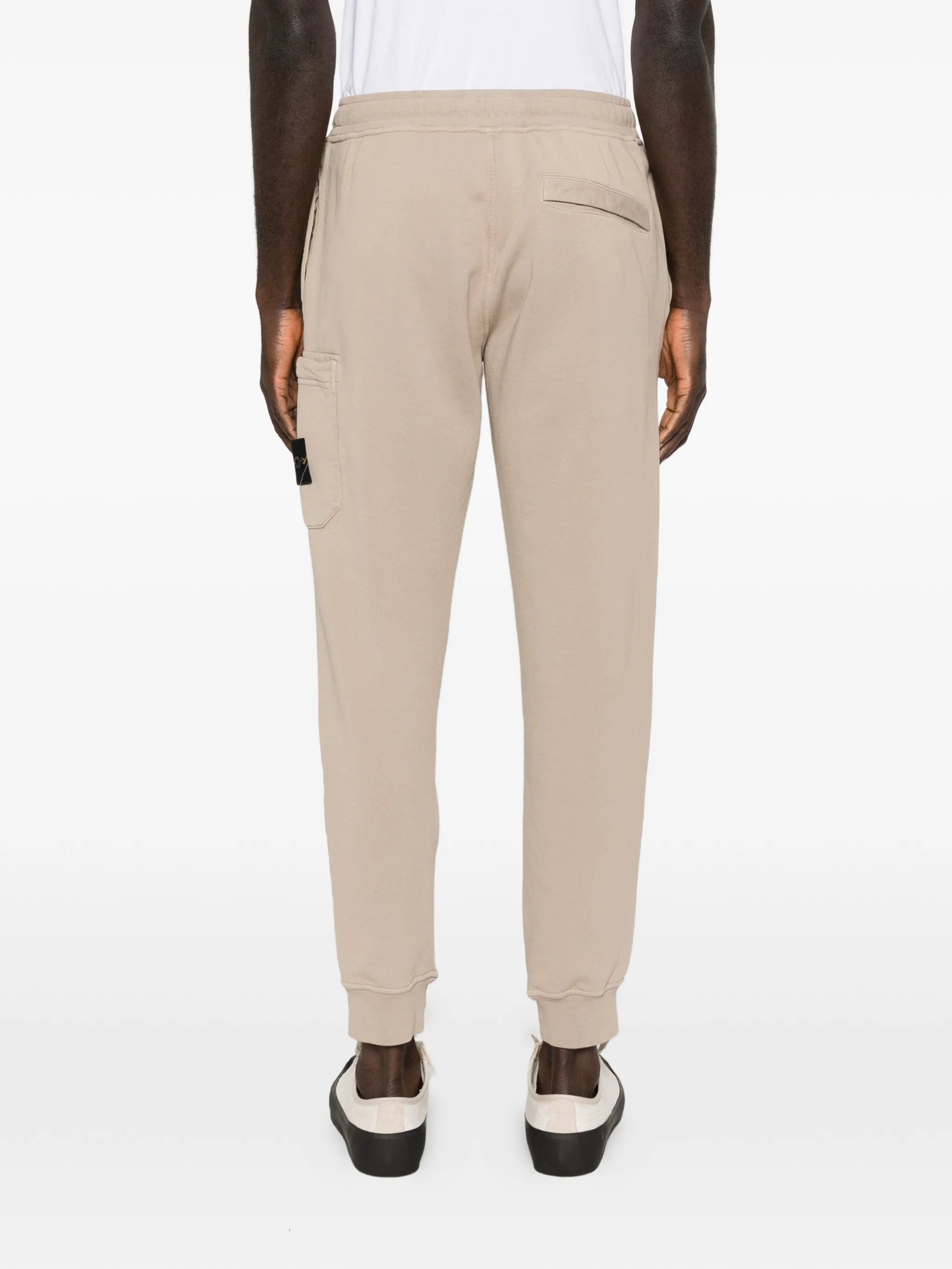 Stone Island 6200010 organic cotton fleece sweatpants