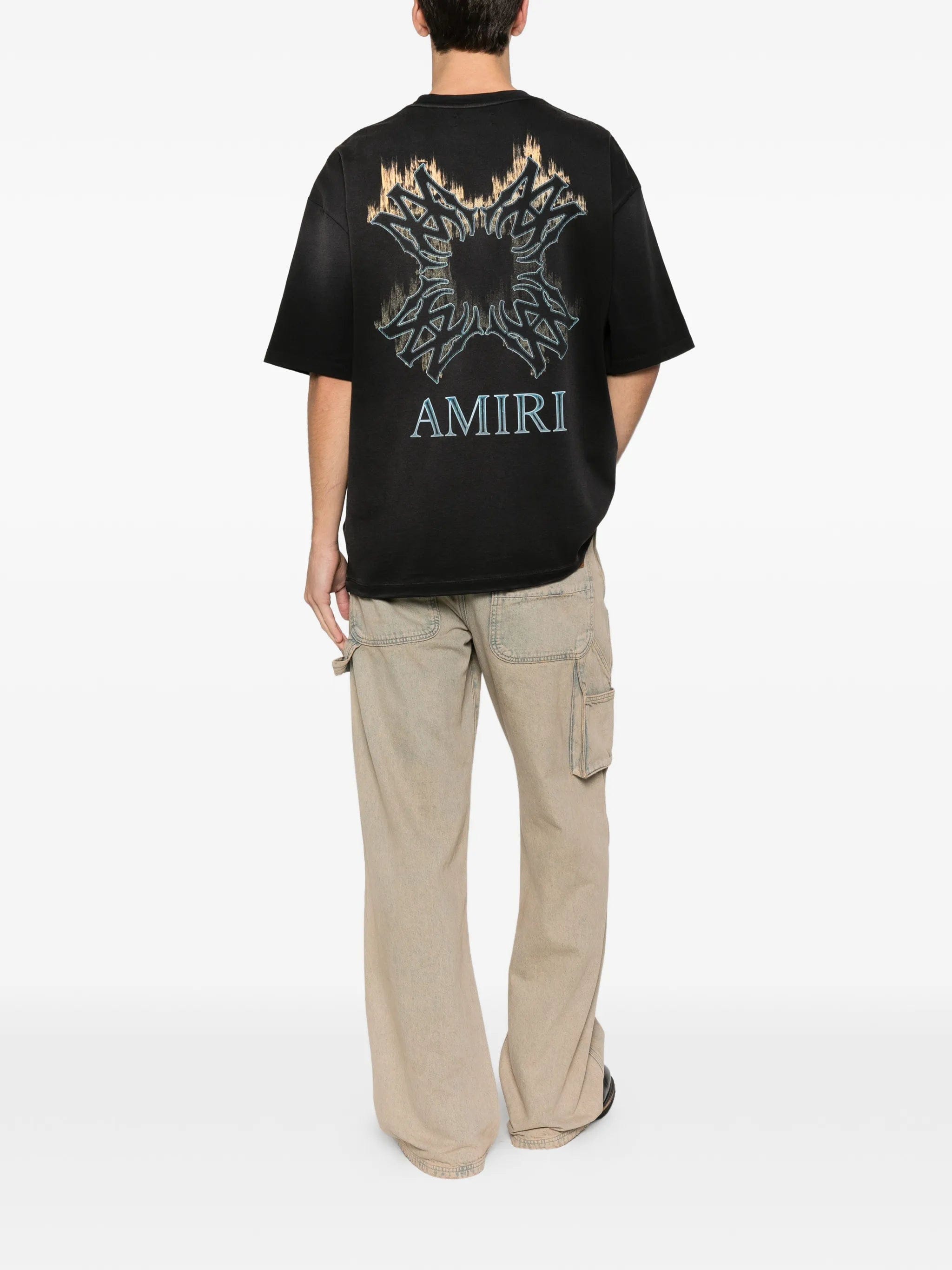 Amiri MA Quad flames oversized T-shirt