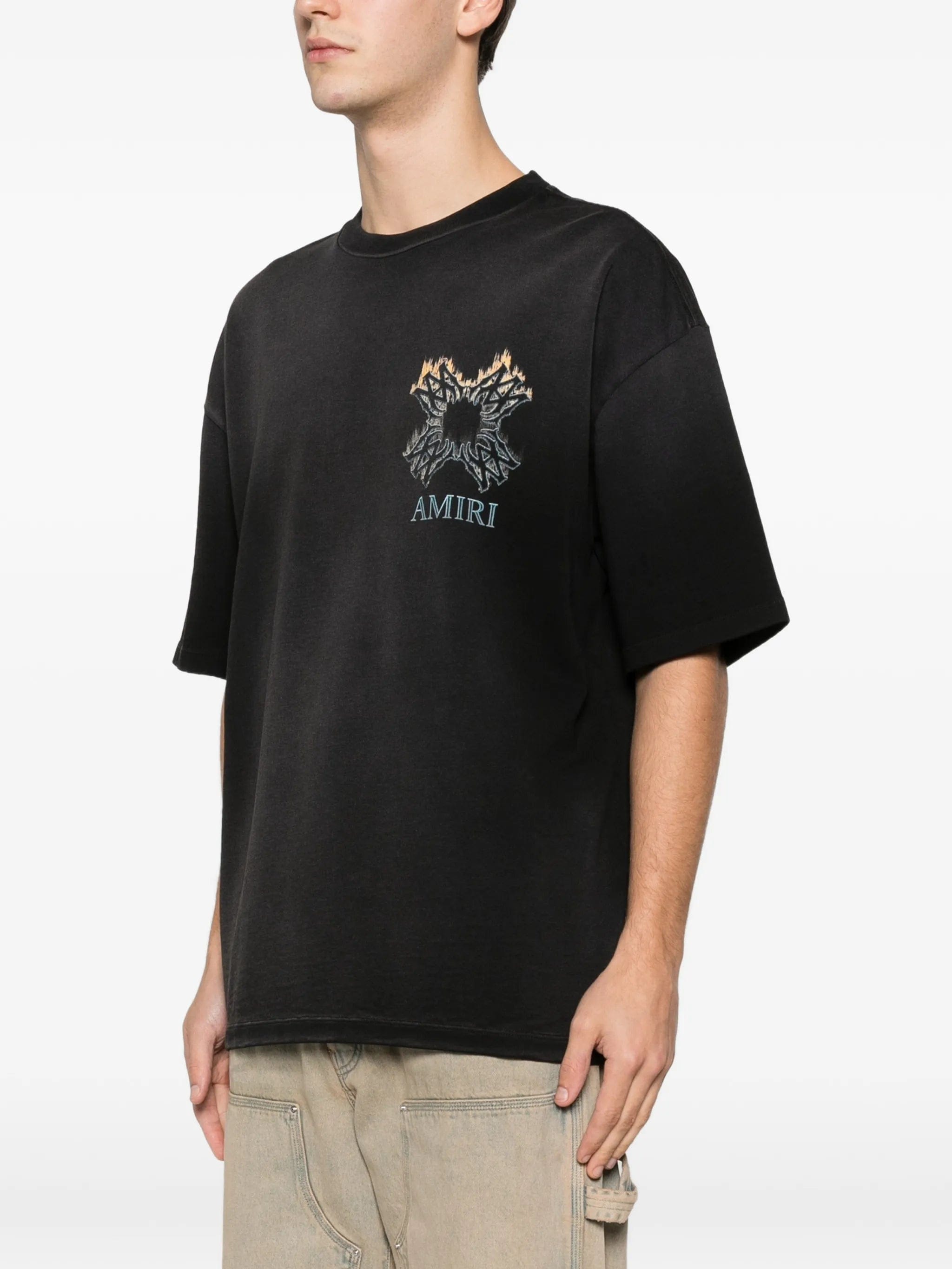 Amiri MA Quad flames oversized T-shirt