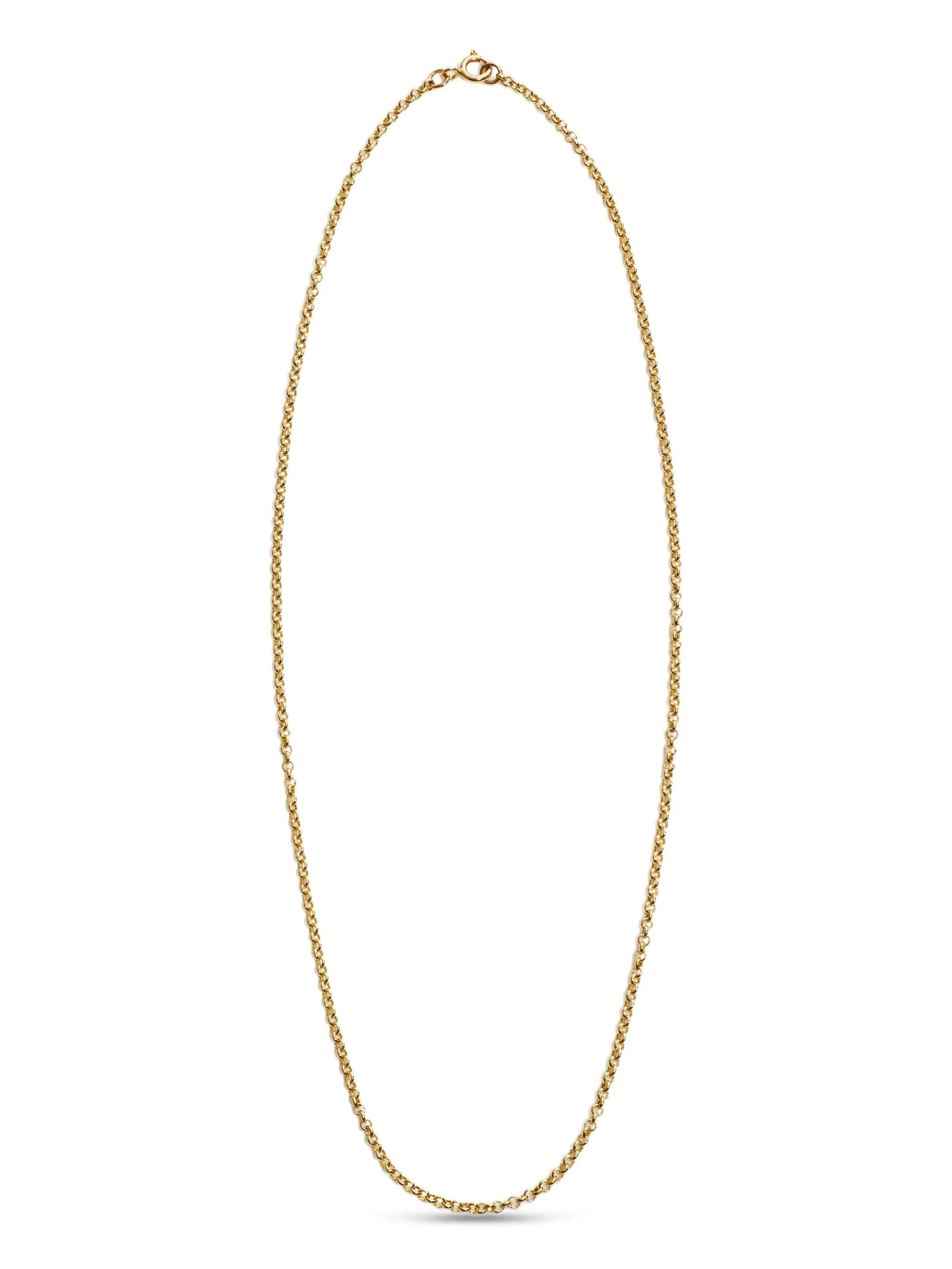 By Pariah 14ct chain necklace with opal pendant