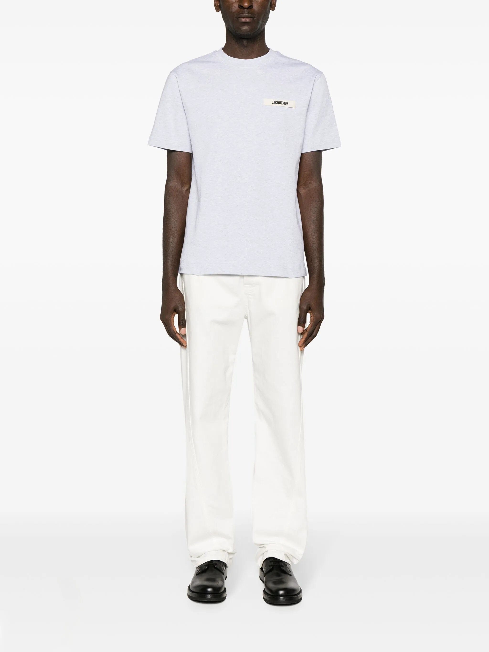Jacquemus logo-patch cotton T-shirt