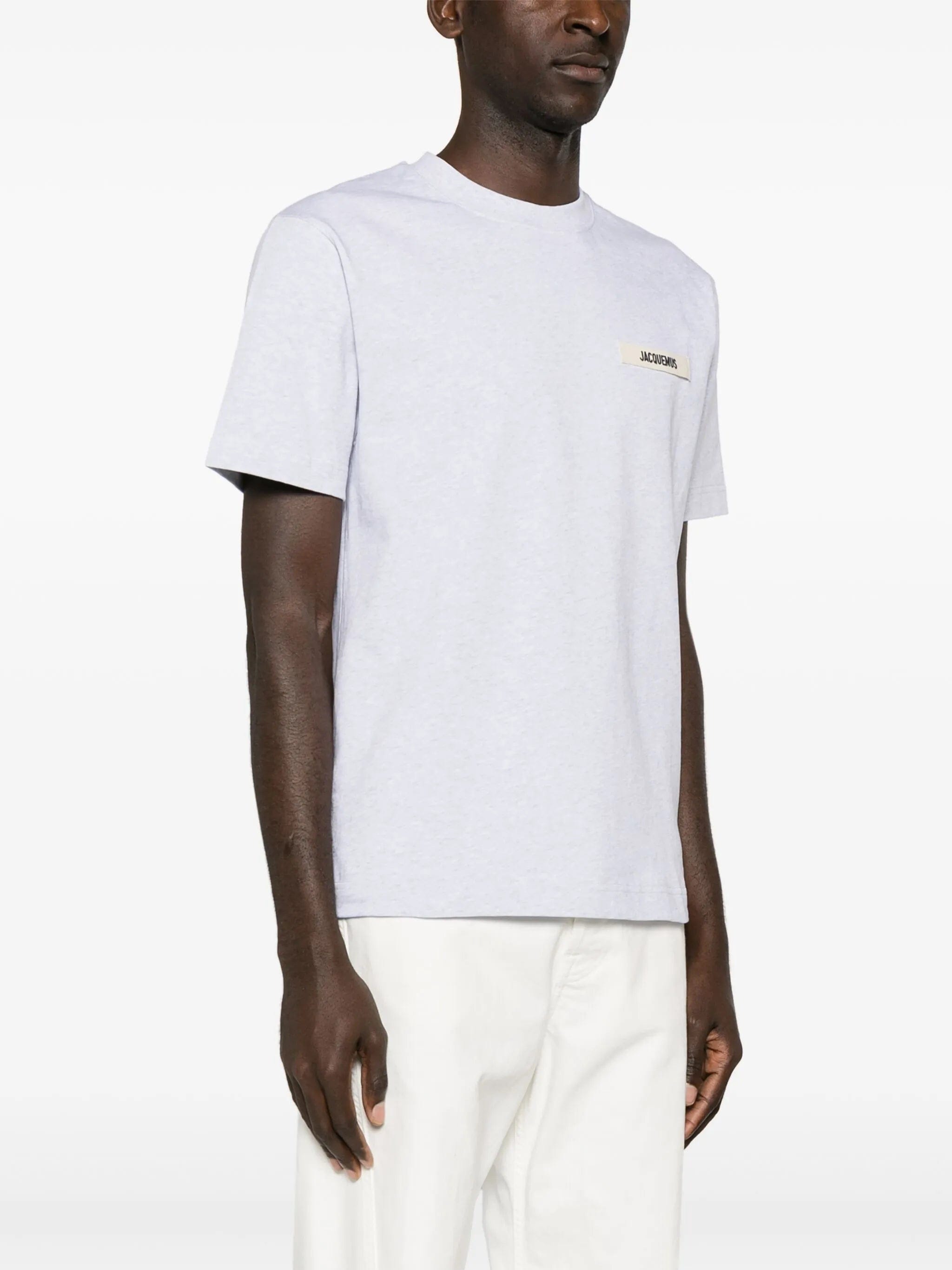 Jacquemus logo-patch cotton T-shirt