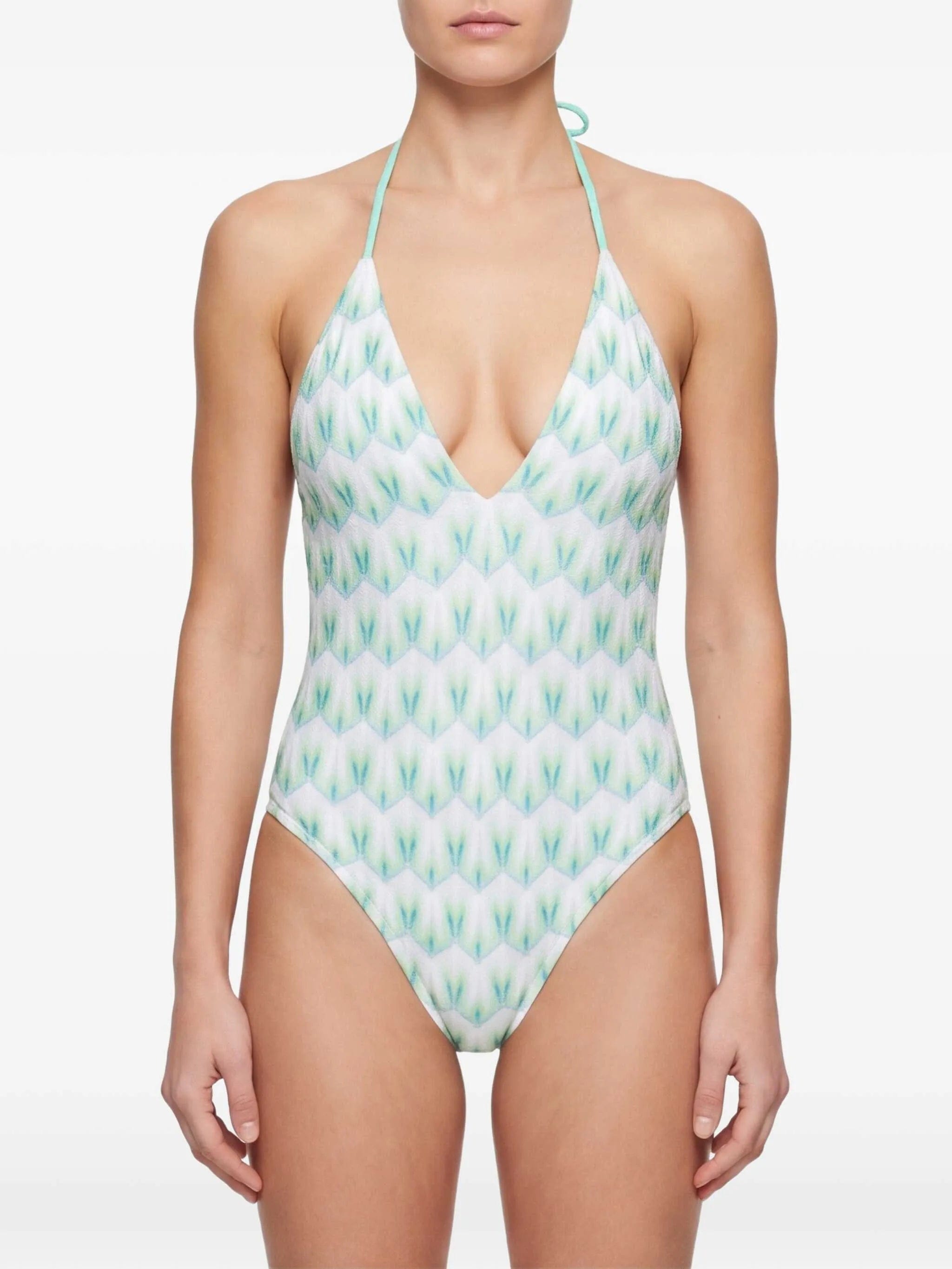 Missoni one-piece swimsuit in floral-pattern viscose