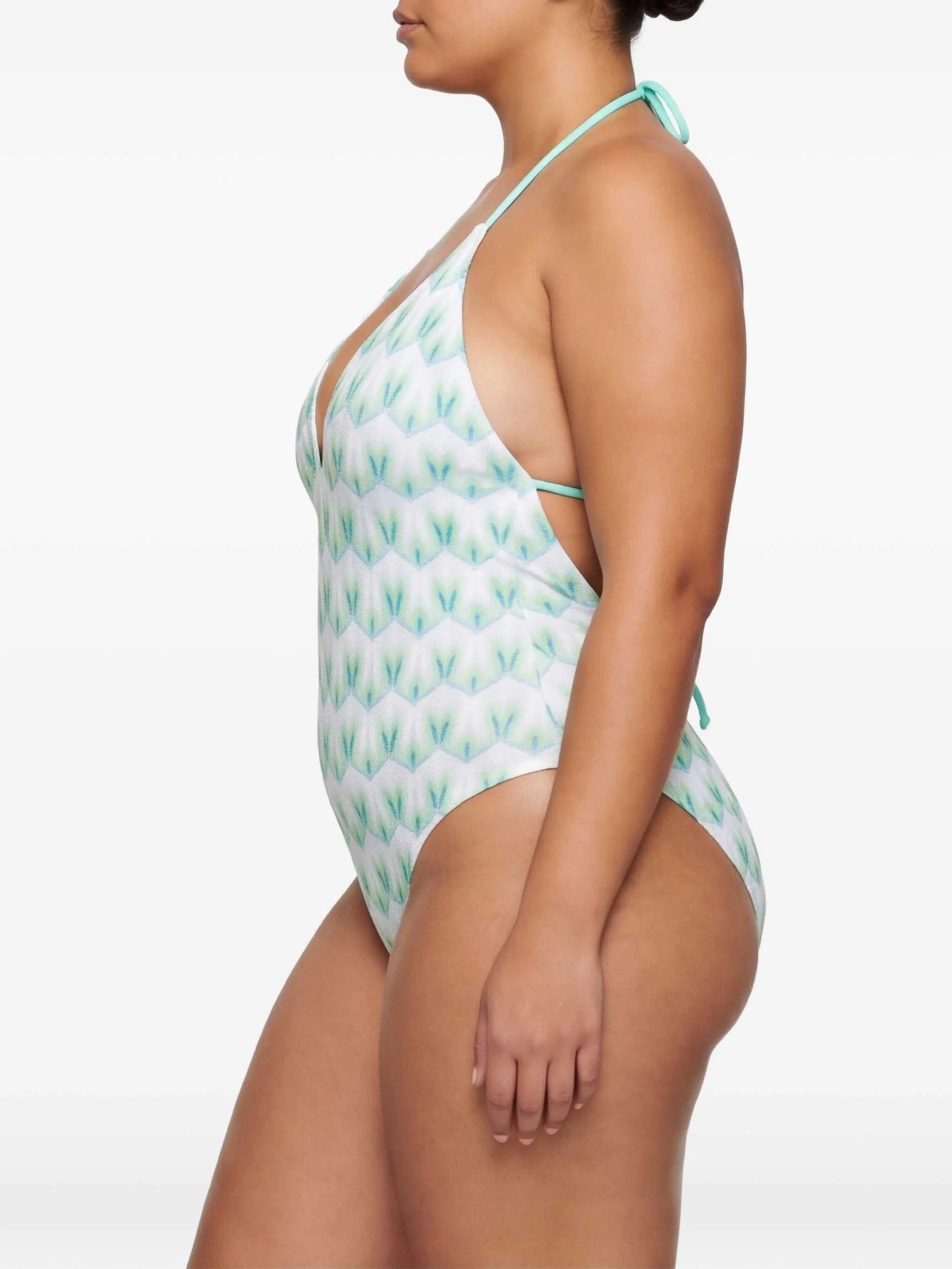 Missoni one-piece swimsuit in floral-pattern viscose