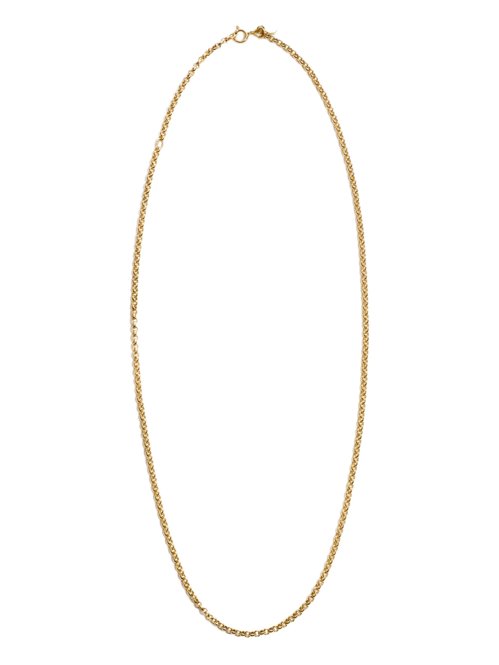 By Pariah 14ct chain necklace with agate pendant