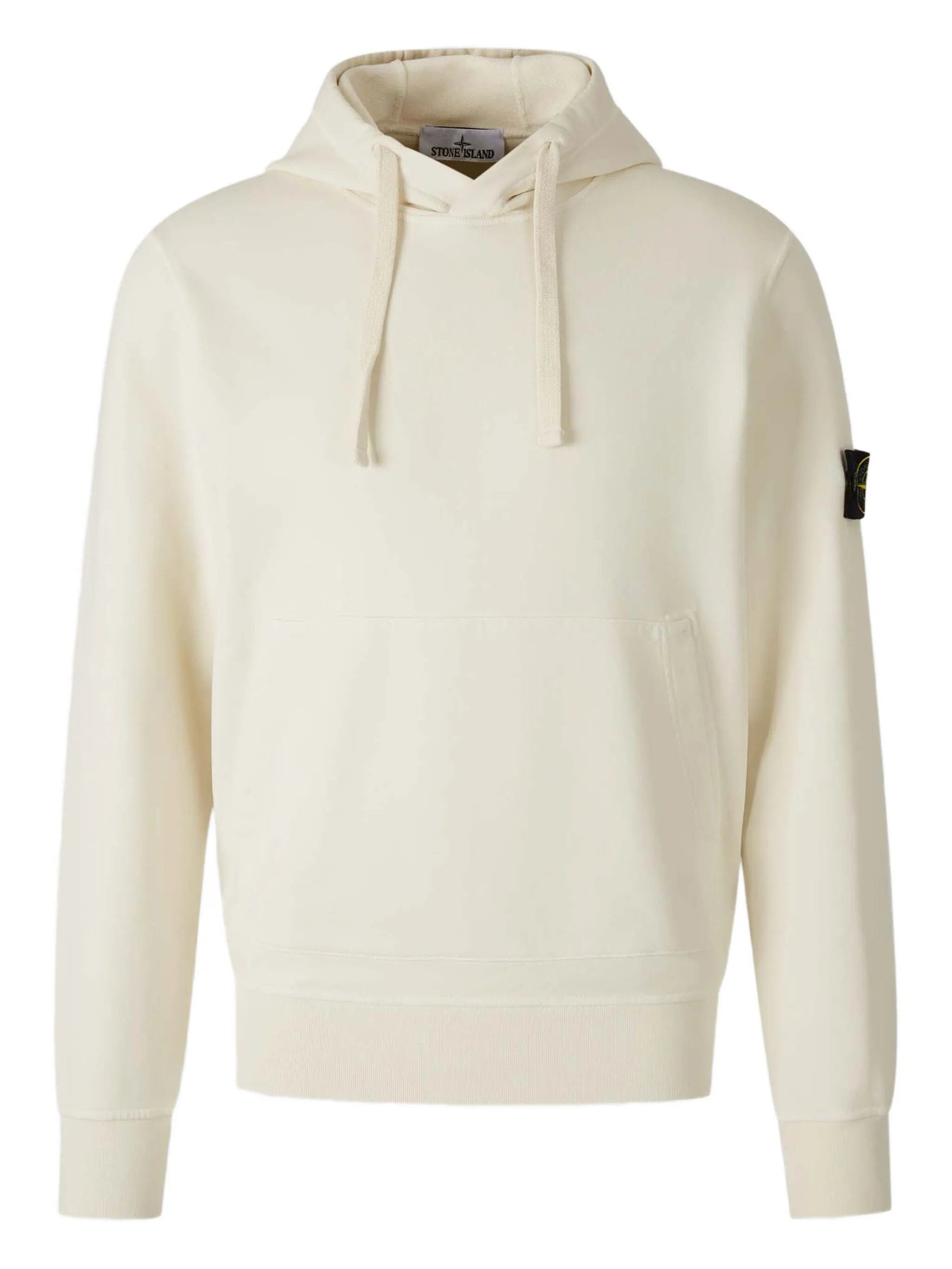 Stone Island 6100062 organic cotton fleece sweatshirt