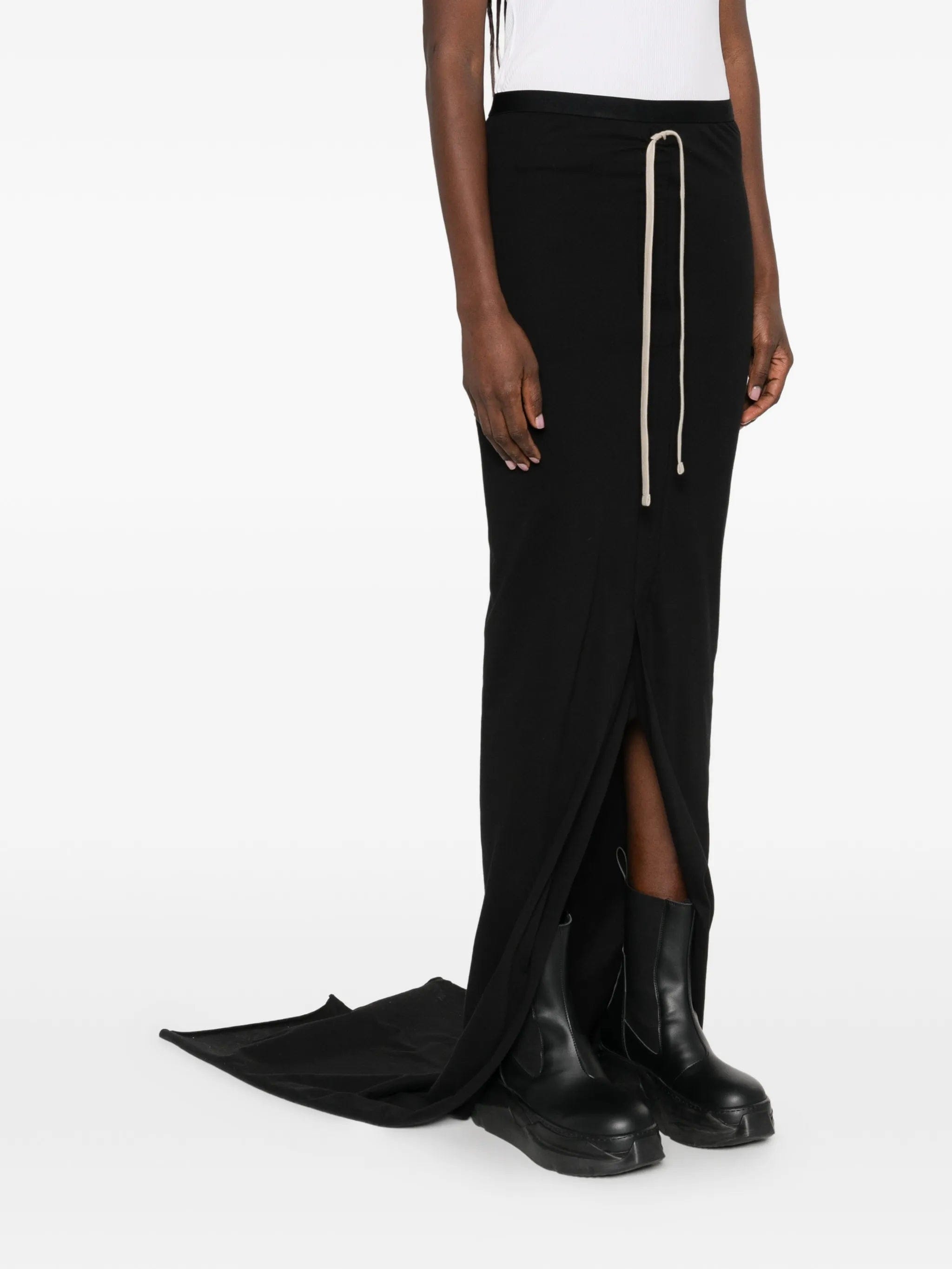Moncler striped knit long skirt