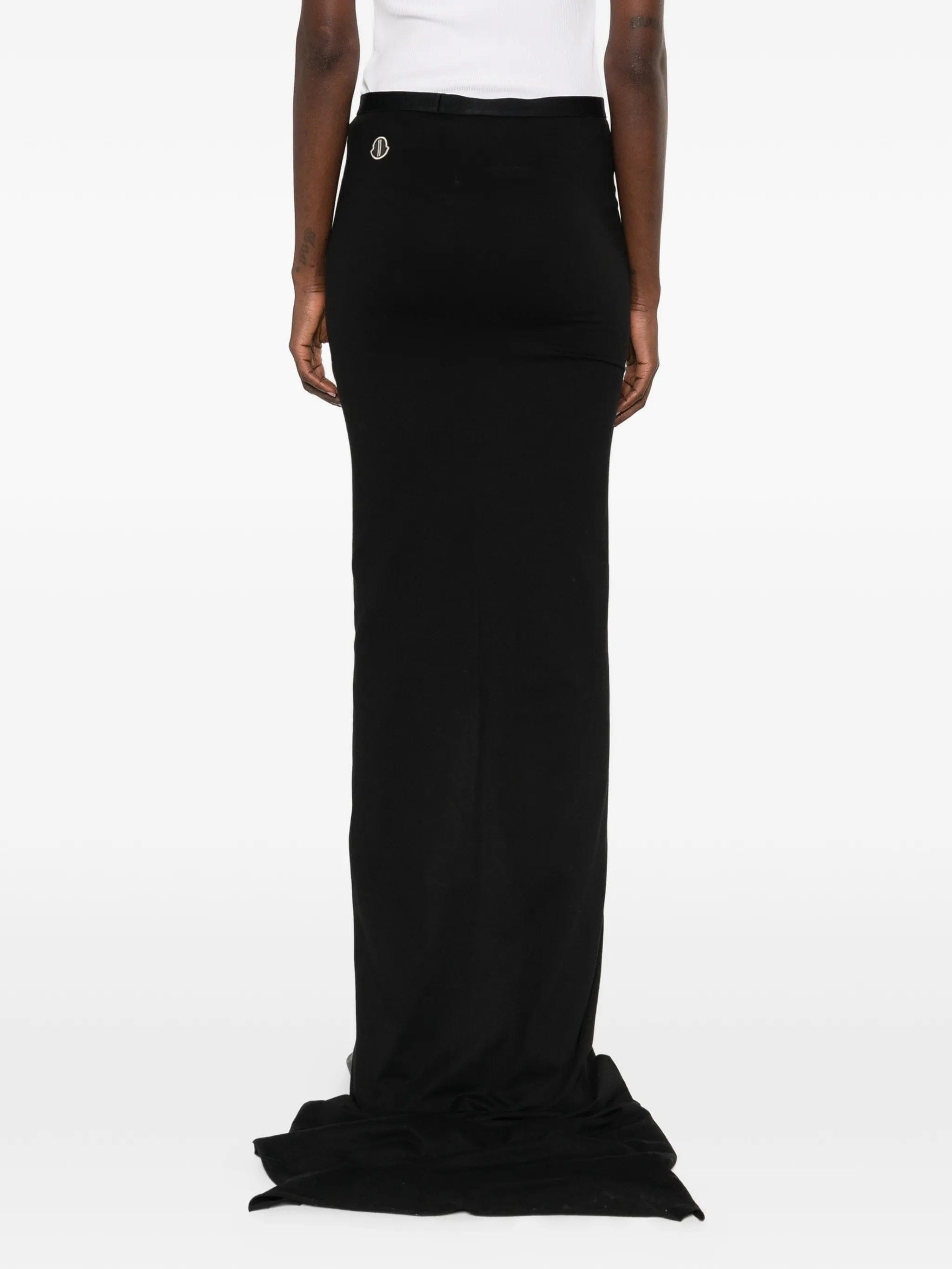 Moncler striped knit long skirt