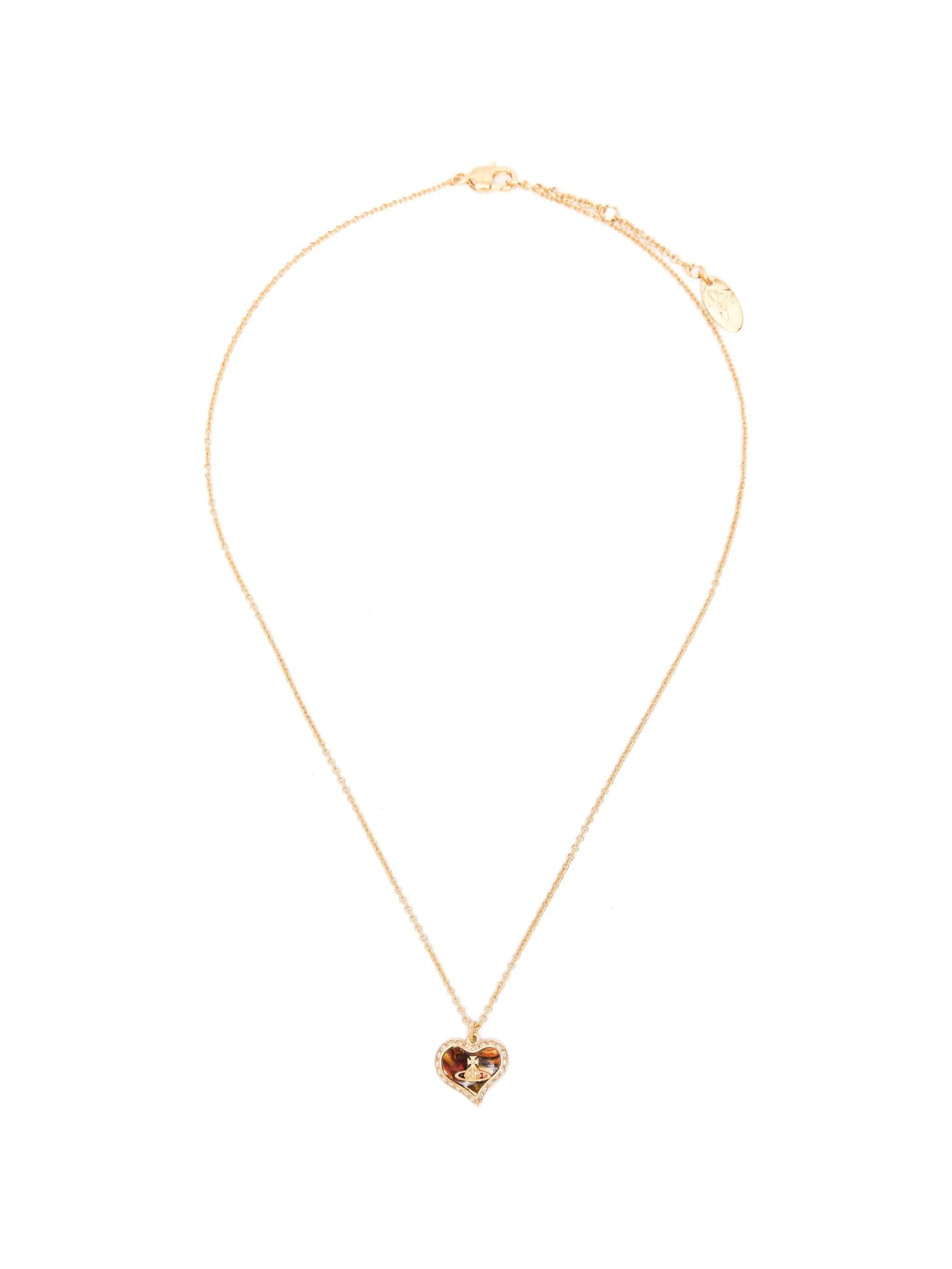 Vivienne Westwood Petra heart necklace