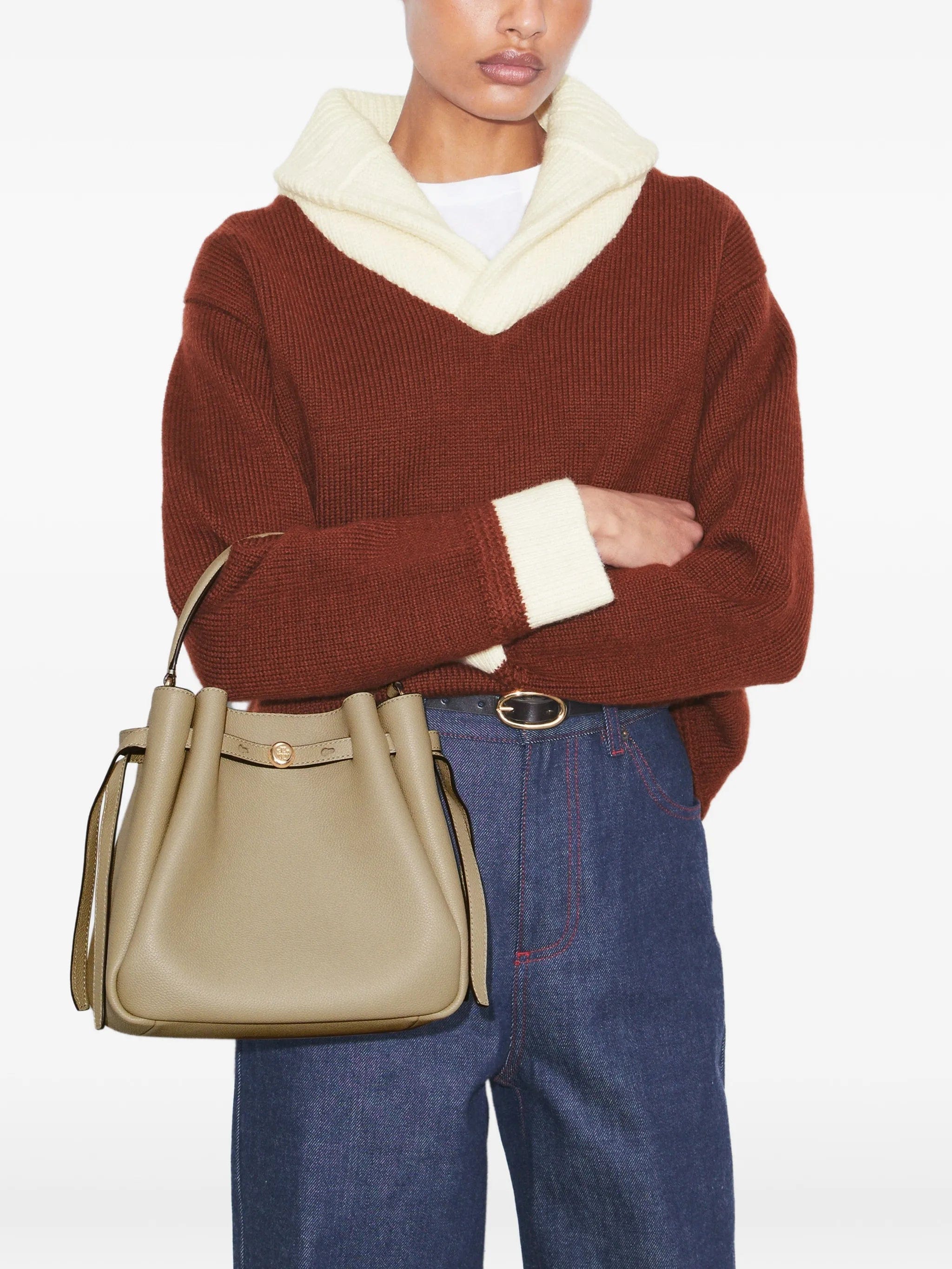 Tory Burch Romy leather tote bag