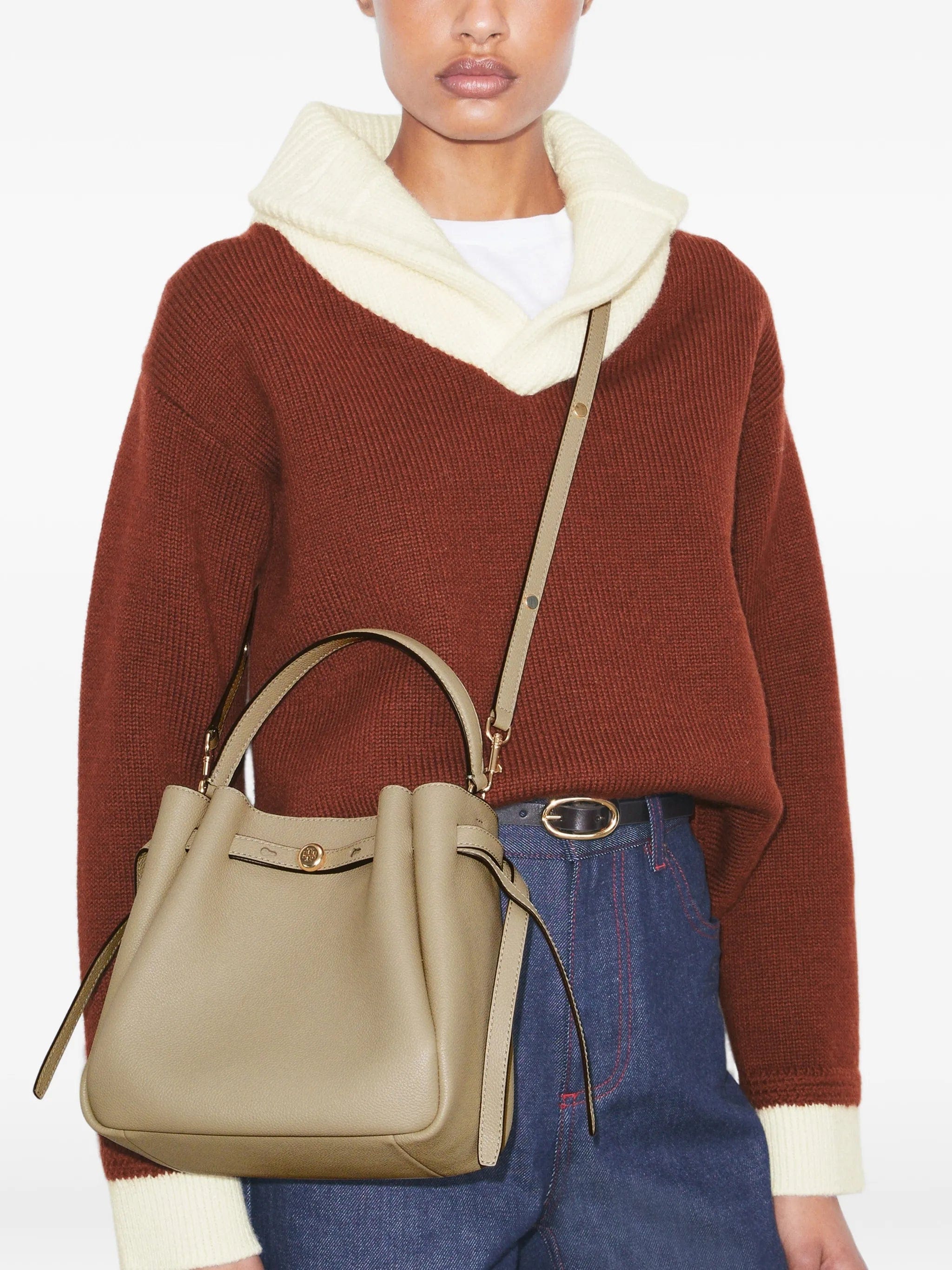 Tory Burch Romy leather tote bag
