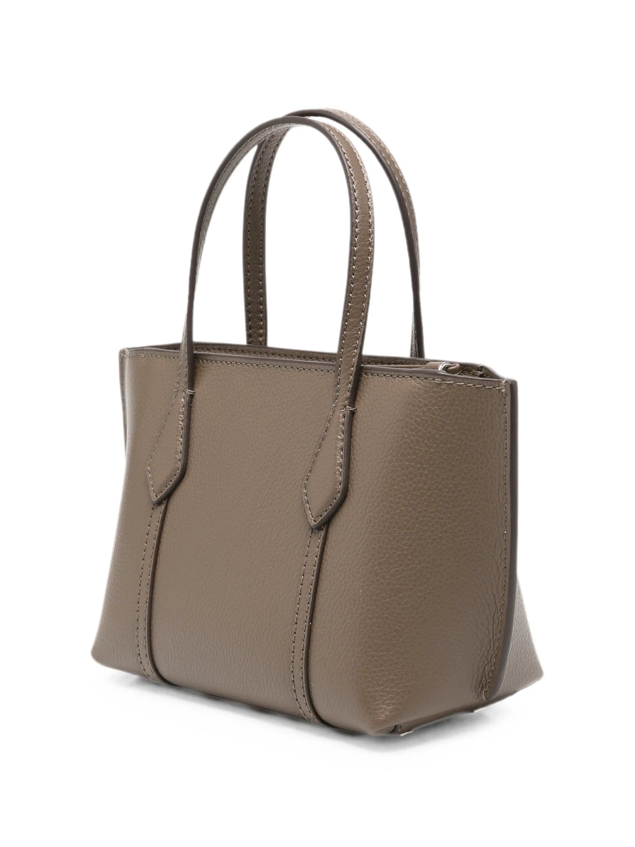 Tory Burch mini Perry pebbled leather tote bag