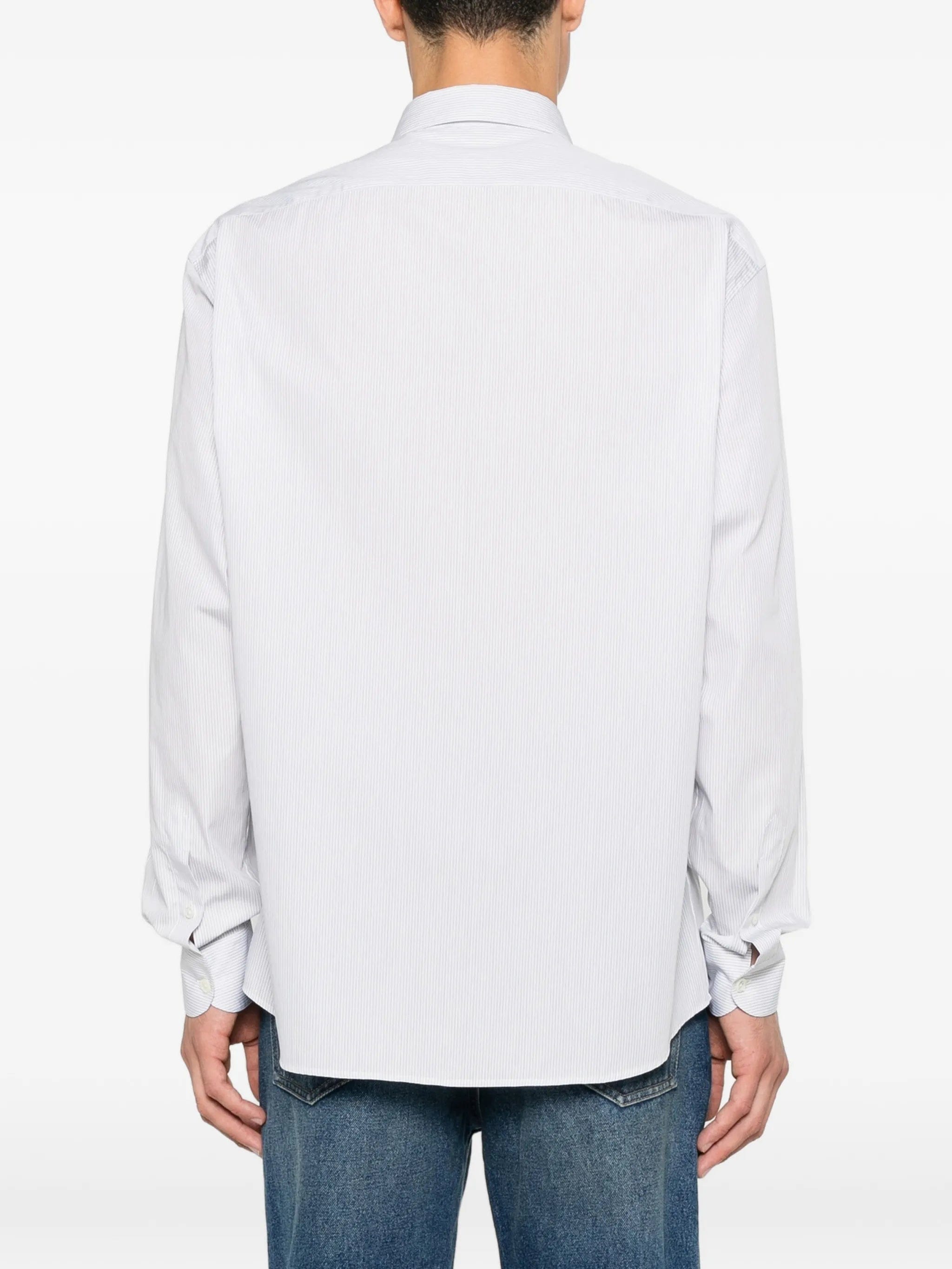 The Row Pace striped shirt