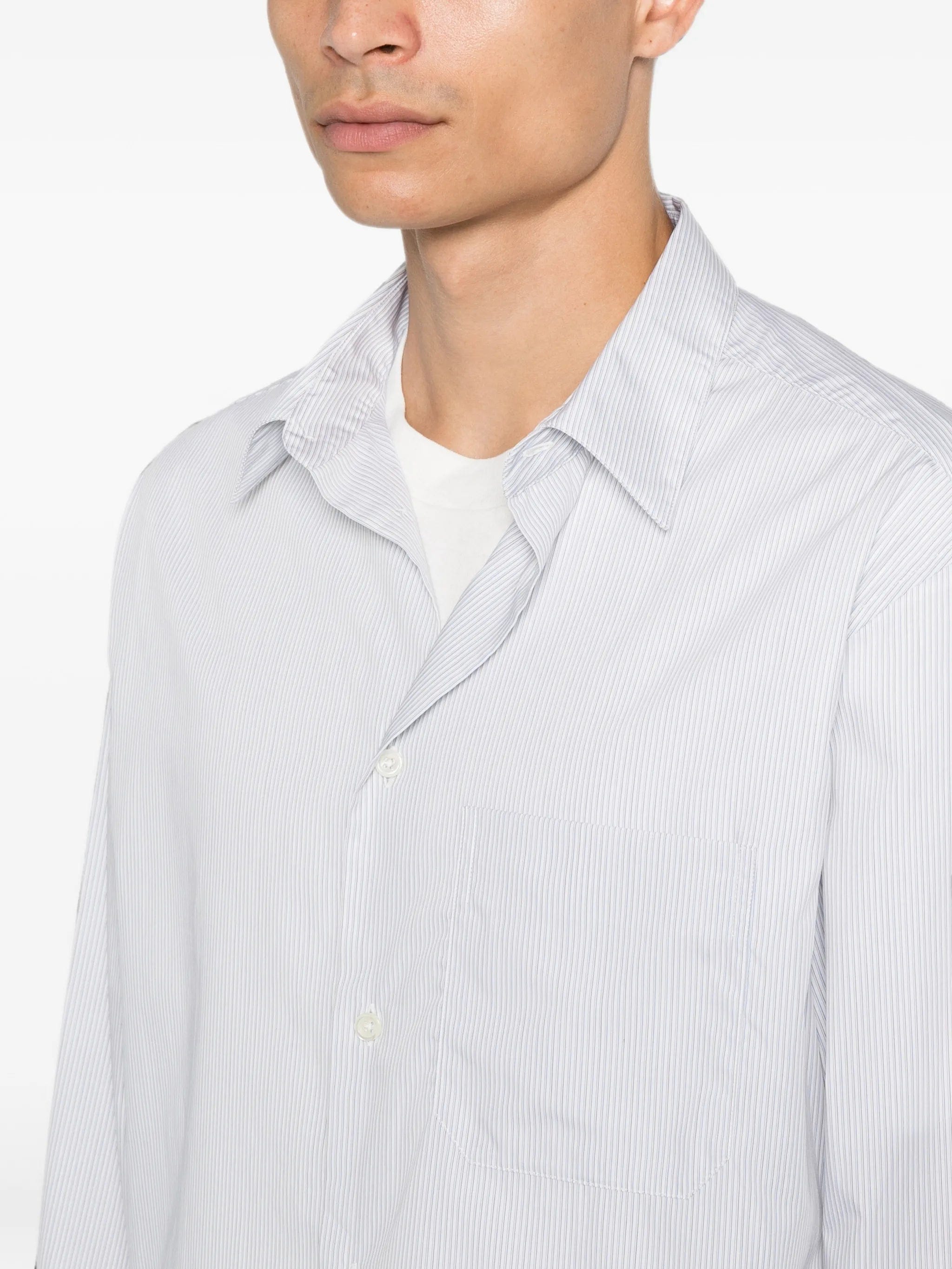 The Row Pace striped shirt