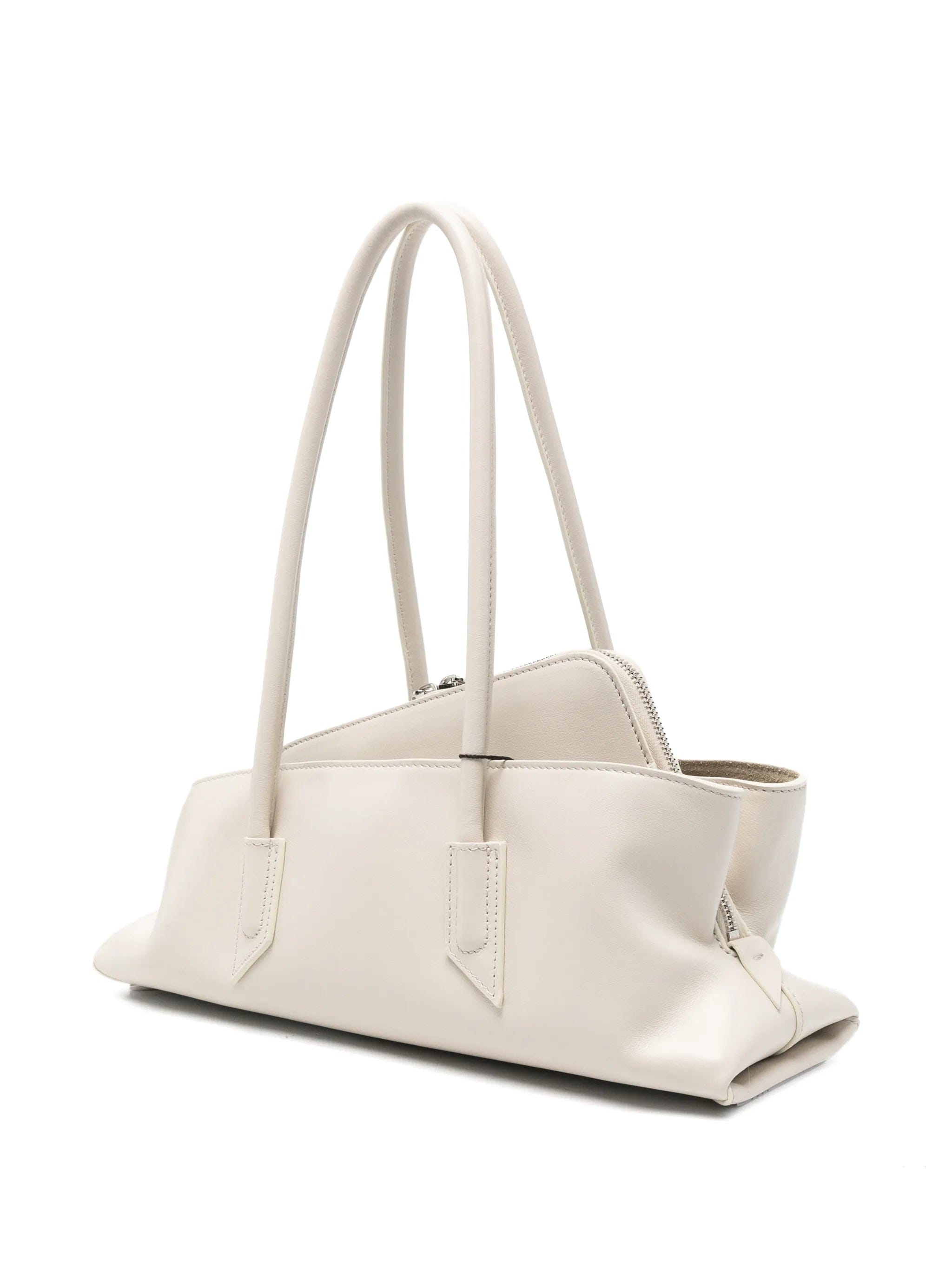 The Attico small La Passeggiata leather shoulder bag