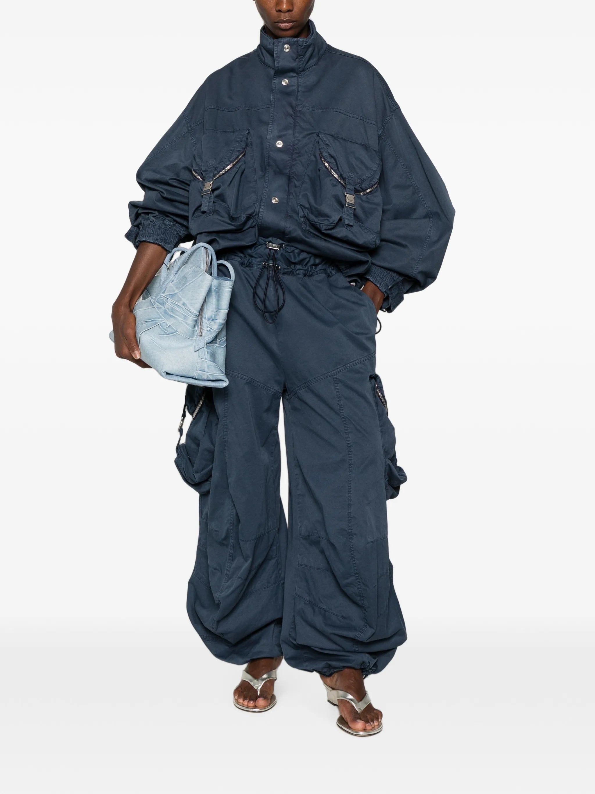 The Attico cargo-pocket bomber jacket