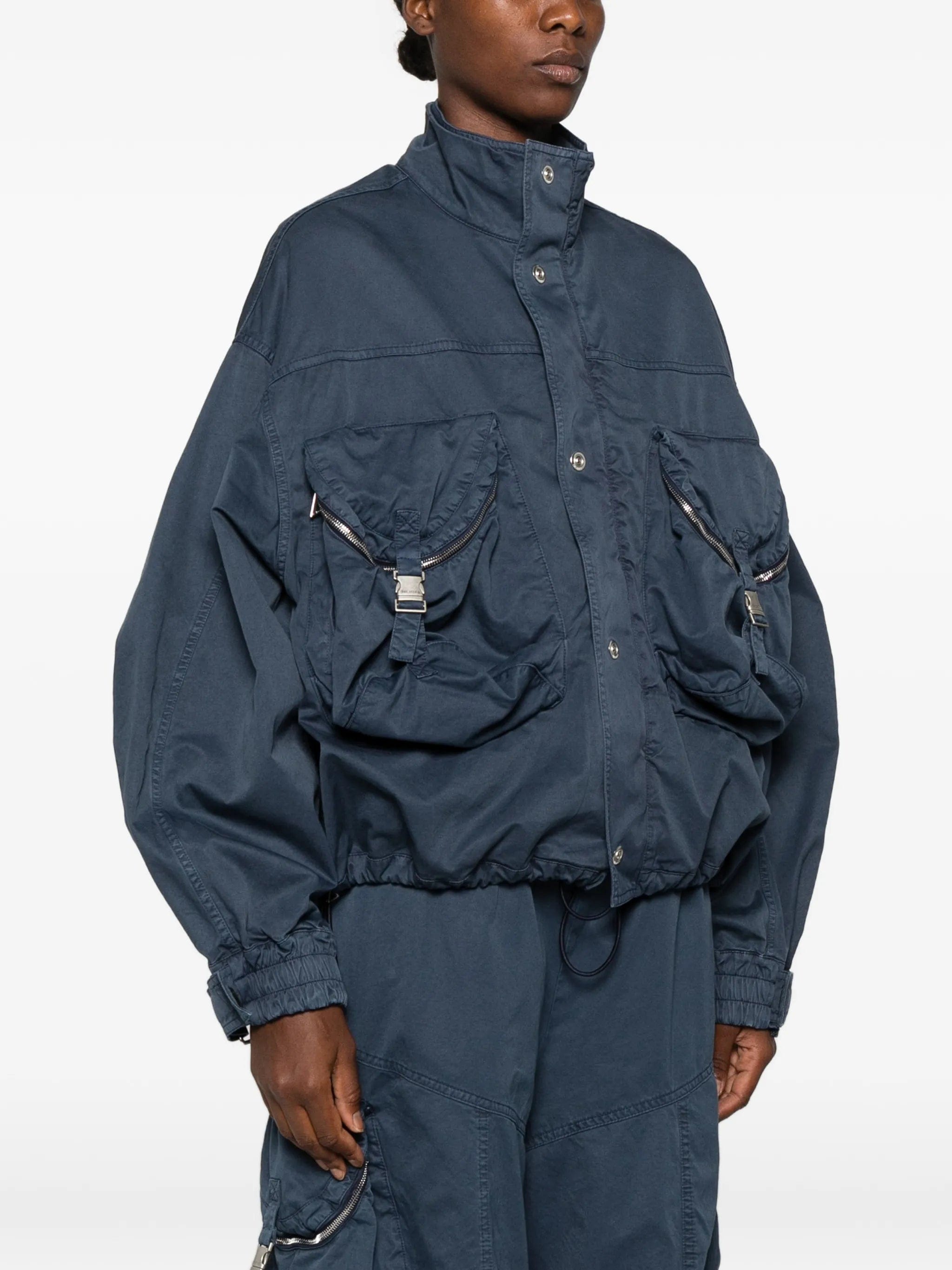 The Attico cargo-pocket bomber jacket