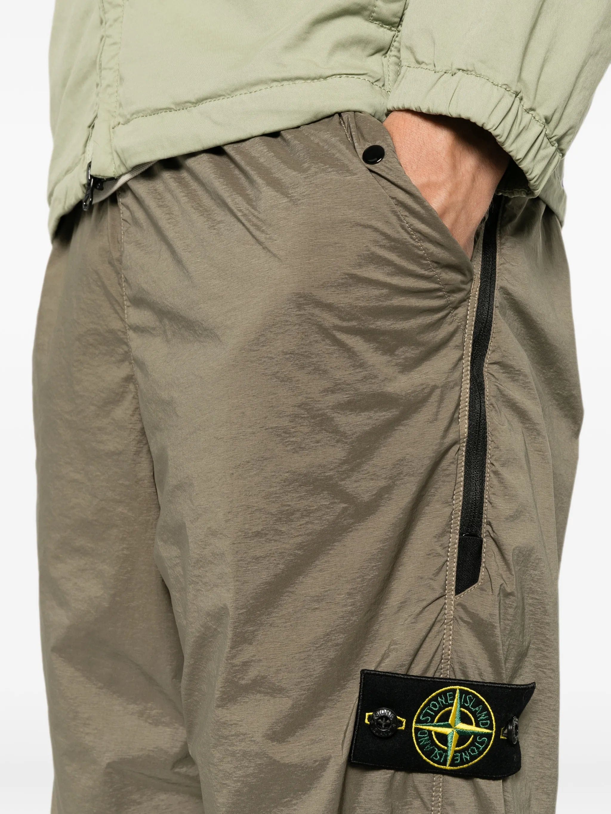 Stone Island Compass-motif track pants