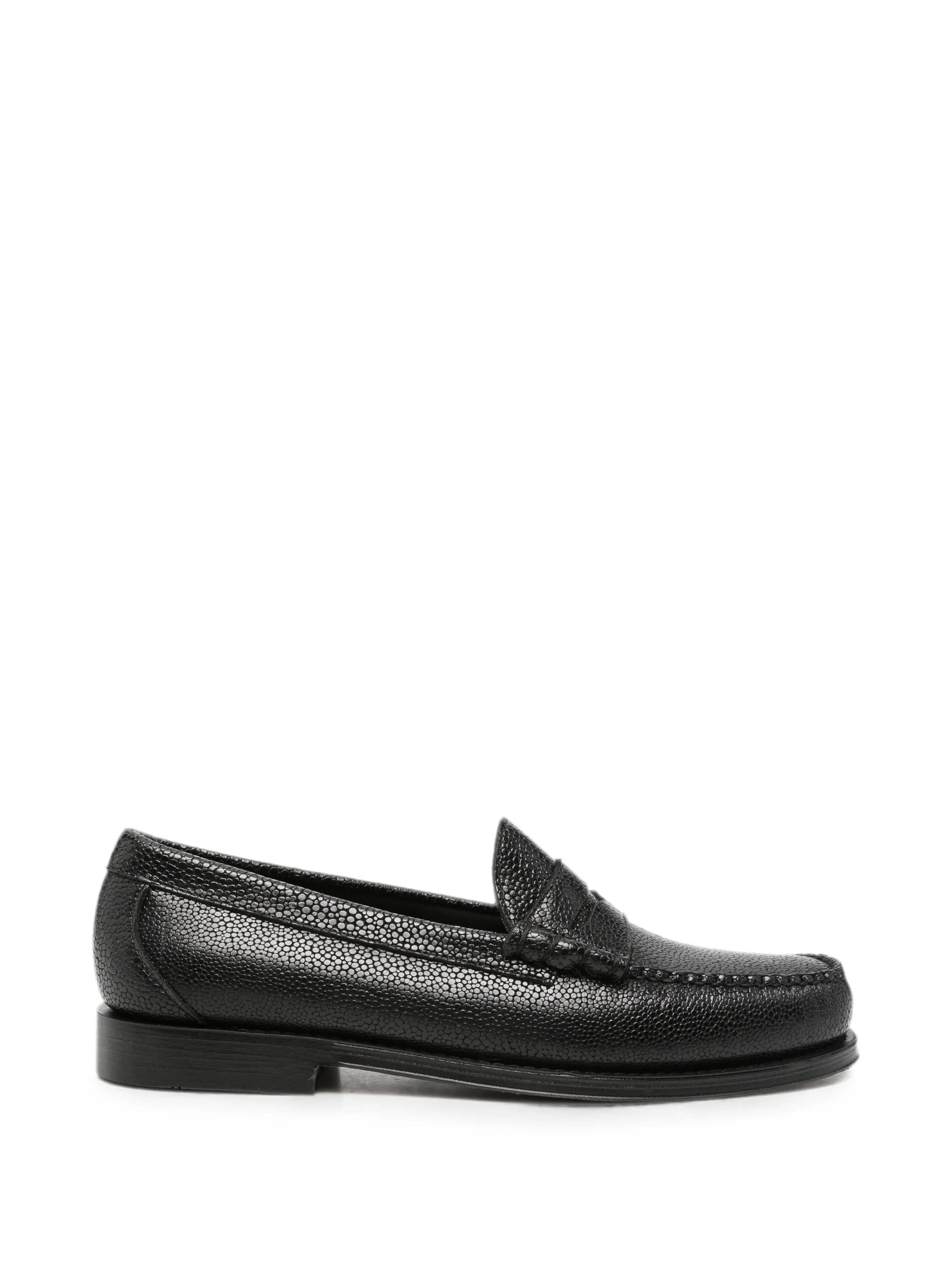 G.H.Bass Weejuns Larson stingray-effect leather loafers