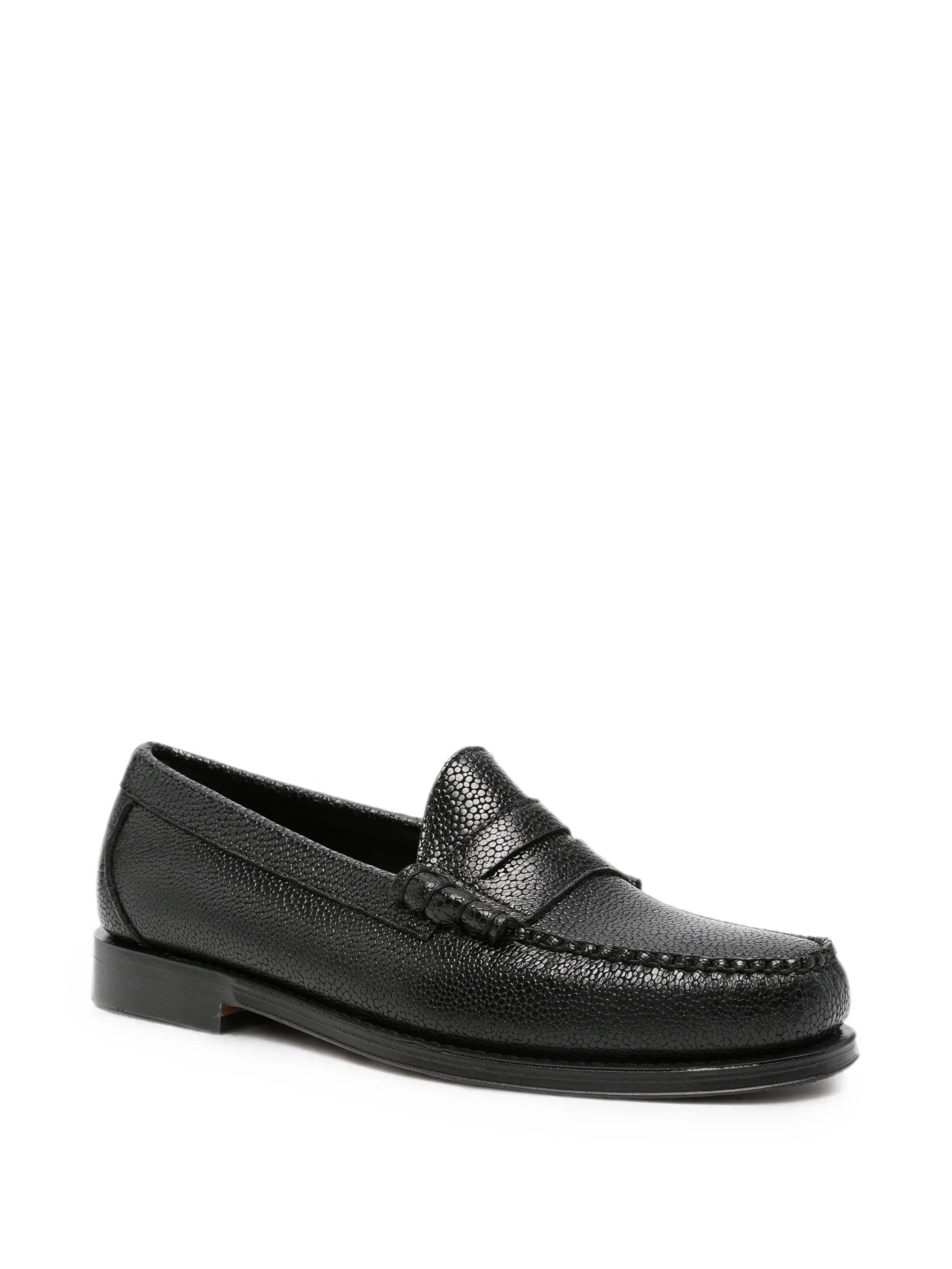 G.H.Bass Weejuns Larson stingray-effect leather loafers