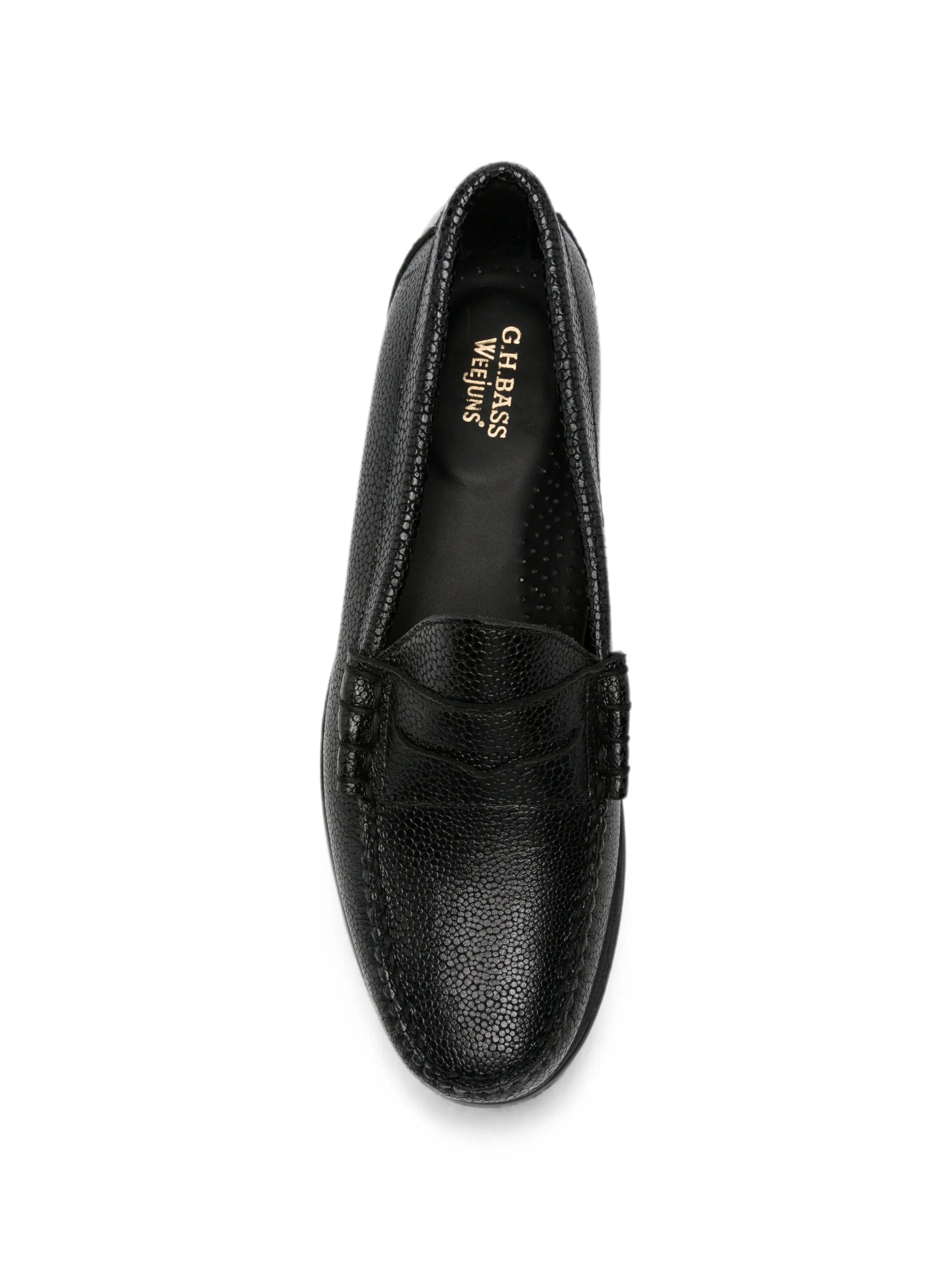 G.H.Bass Weejuns Larson stingray-effect leather loafers